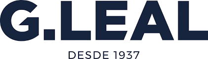 Texto do logotipo G. LEAL com a frase 'Desde 1937'.