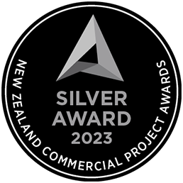New Zealand Commercial Project Awards 2023 Silver badge