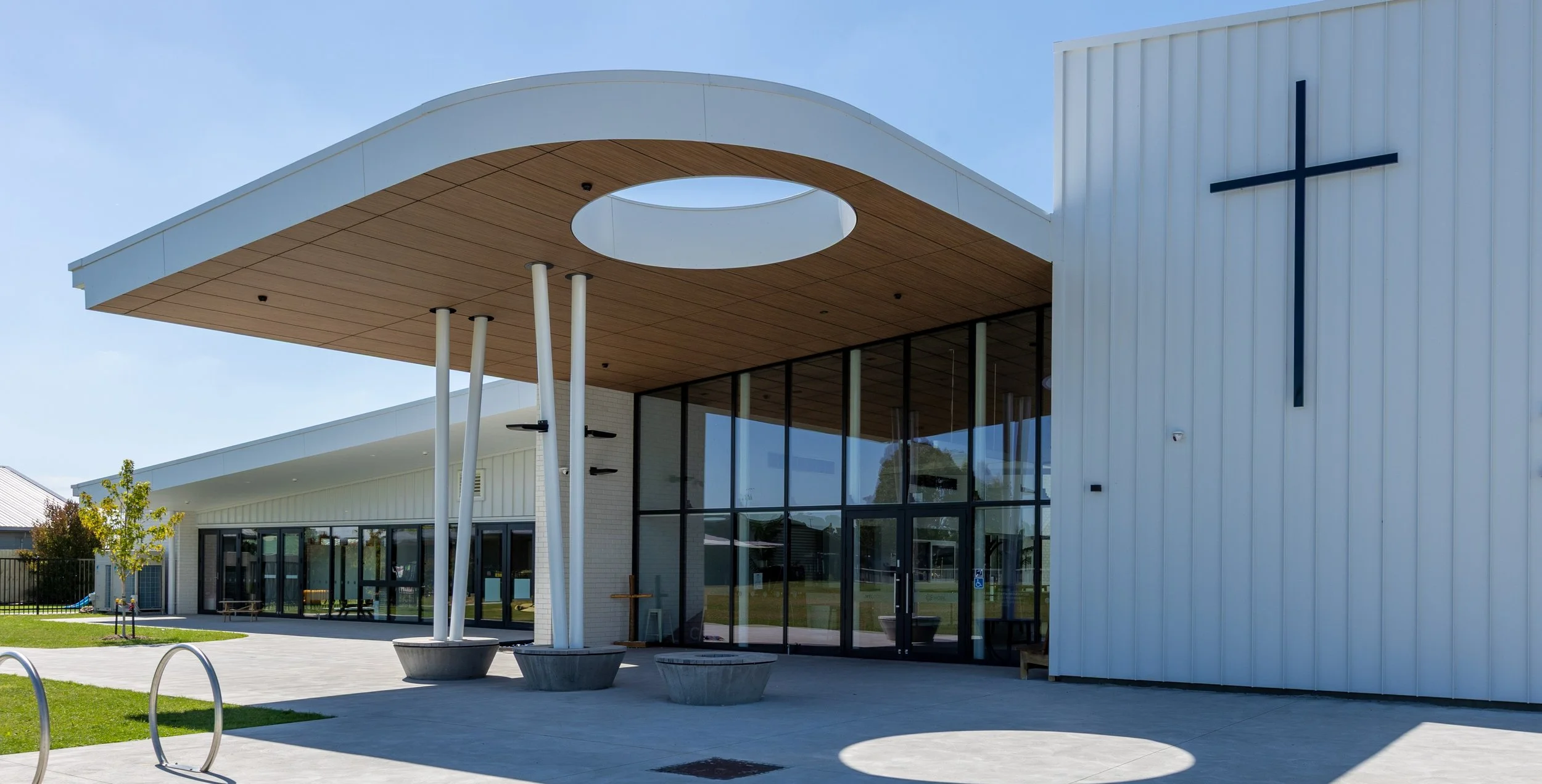 Hope Rolleston rear entranceway area