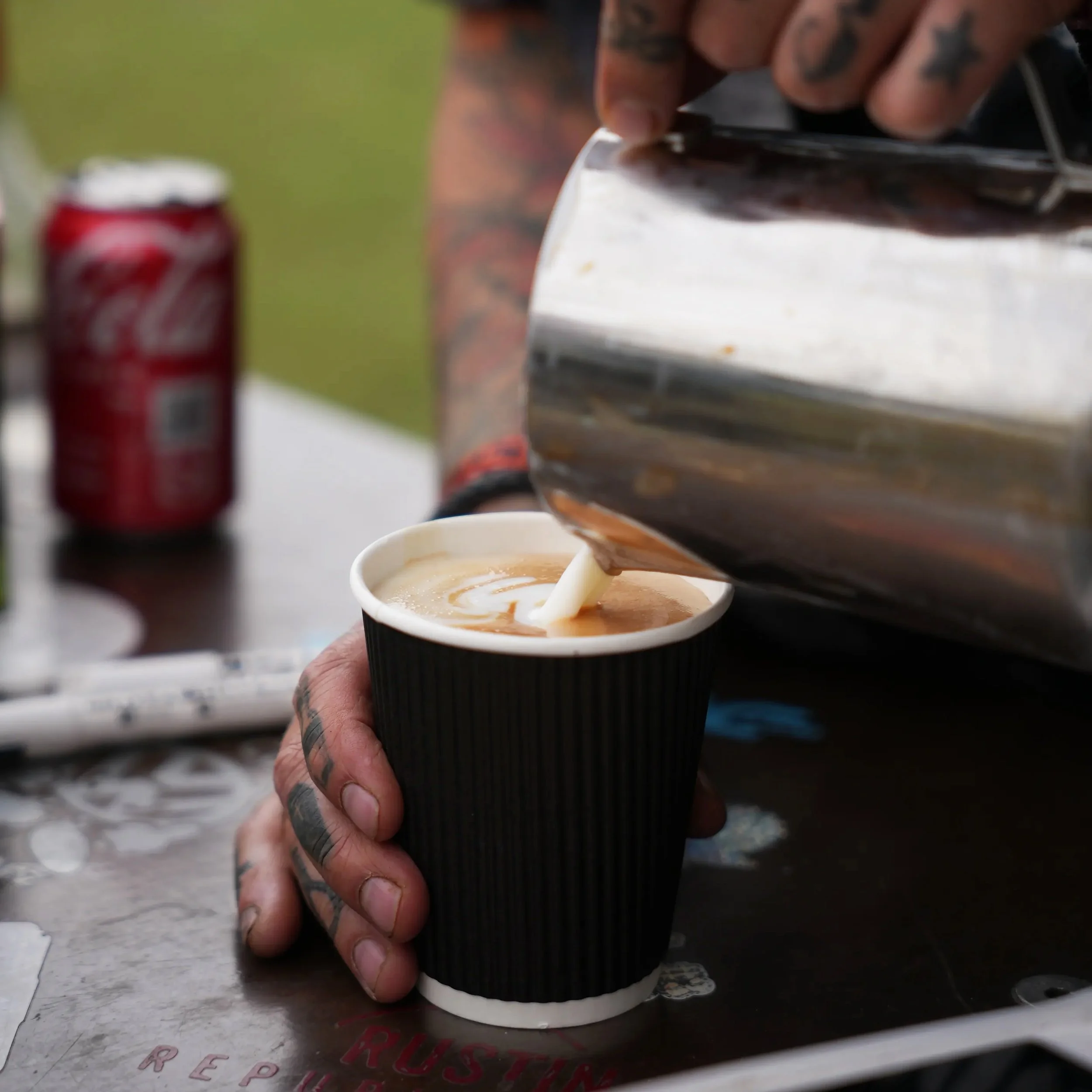 Need that early moring buzz? Dark Addiction & Hope Coffee are here to kick start your day.