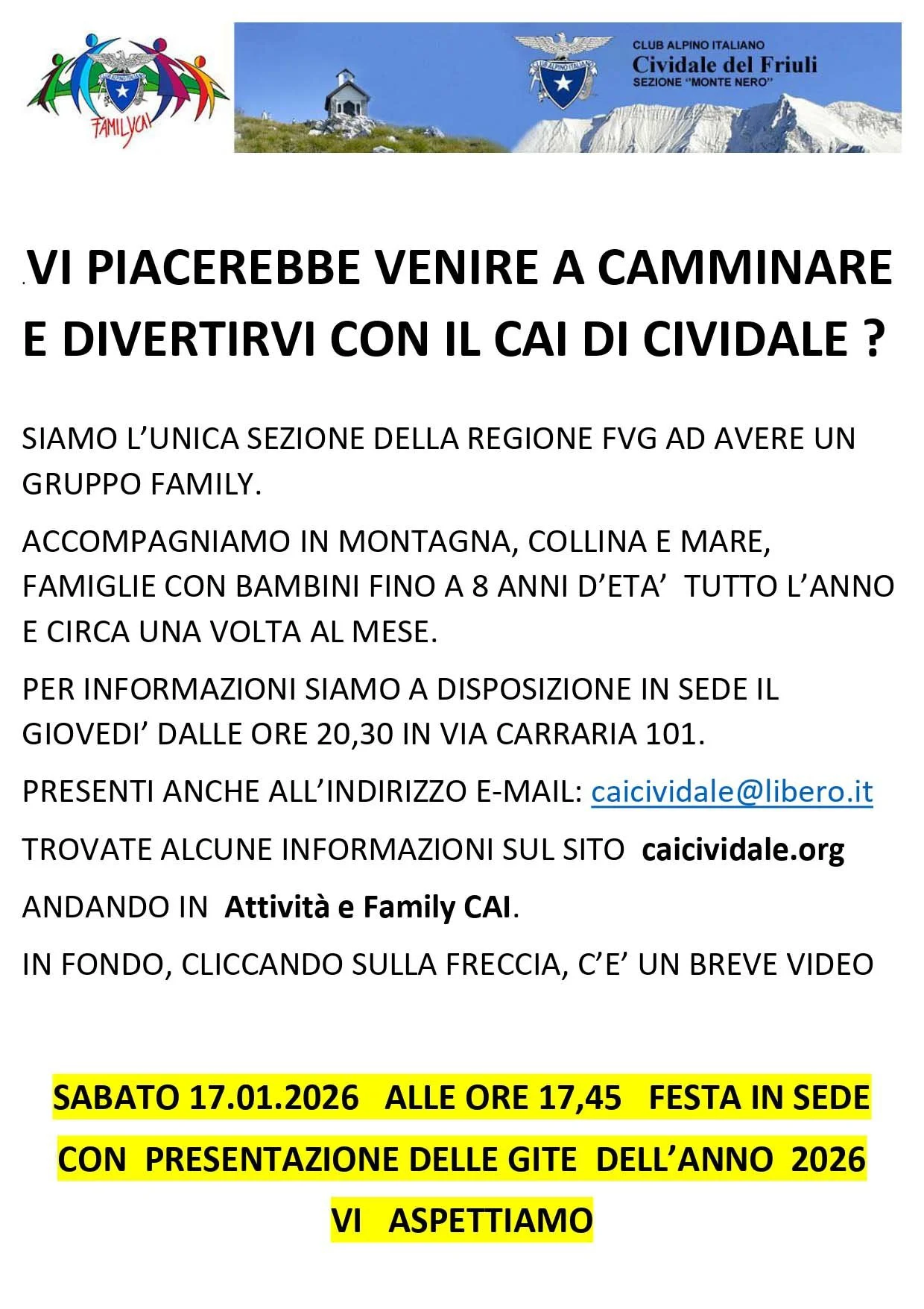 Invito Family CAI