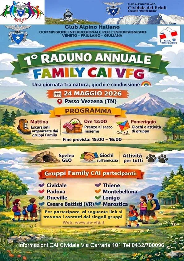 1° Raduno FAMILY CAI Veneto Friulano Giuliano