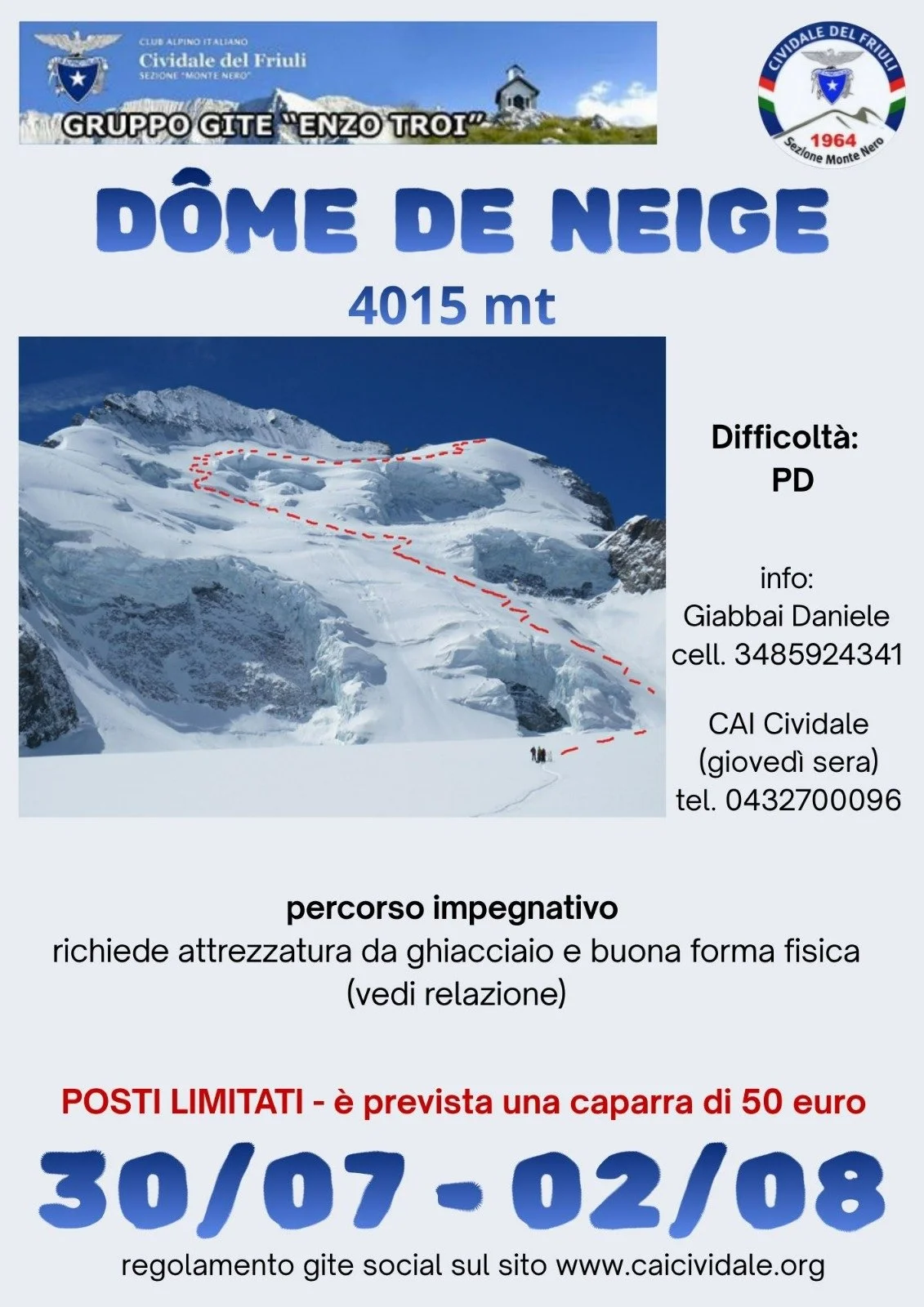 Dome de Neige des Ecrins 4015 mt. – Alpi del Delfinato (EEA)