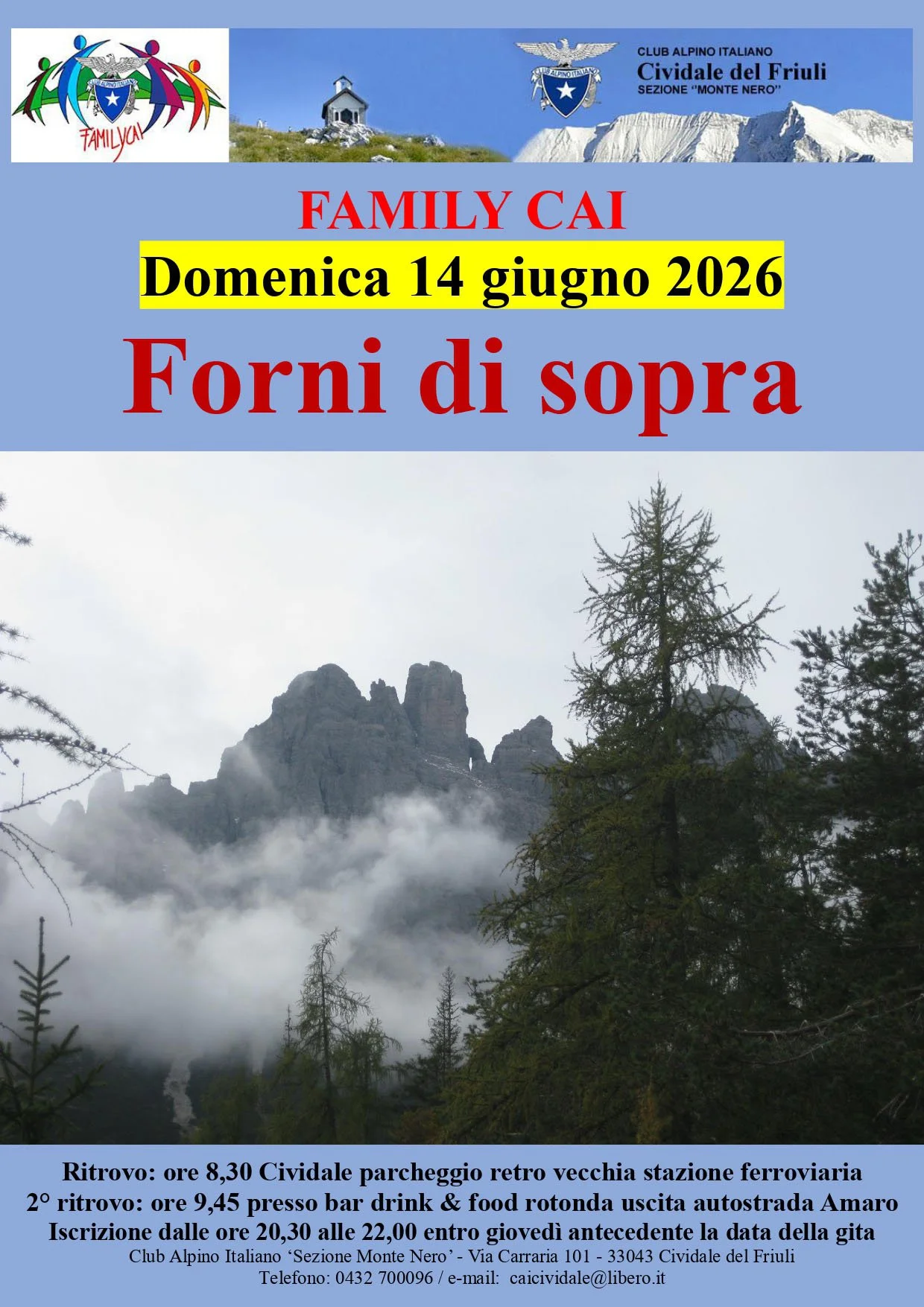FAMILY CAI: Forni di sopra