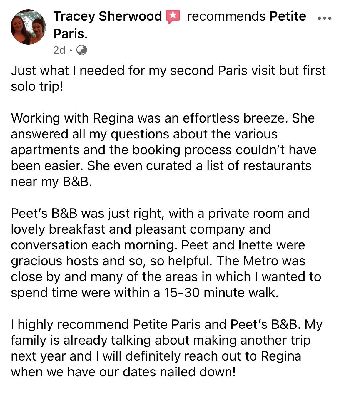 Peets B&amp;B in Paris is really racking up the reviews lately &amp; here is the latest &amp; why YOU my incredible Paris traveler &amp; dreamer should book this Paris B&amp;B too!! 

If what you're after is an authentic family home in a quintessenti