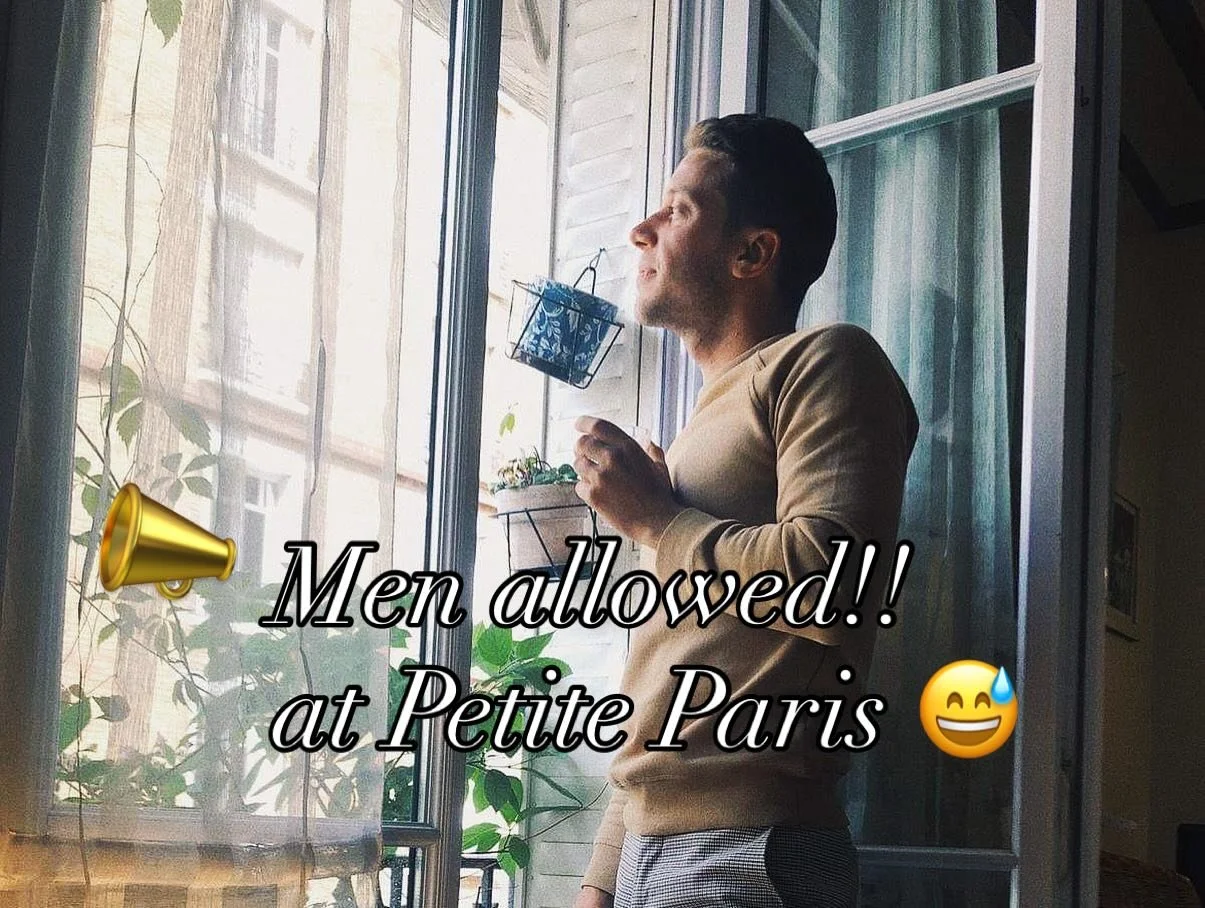 I had a lovely gentleman by the name of Stuart ask me yesterday 'are men allowed in Petite B&amp;Bs' (it wasnt the first time) and the answer is a resounding YES!!! ❤️ and I felt such an excited and strong desire to really assure Stuart and welcome h