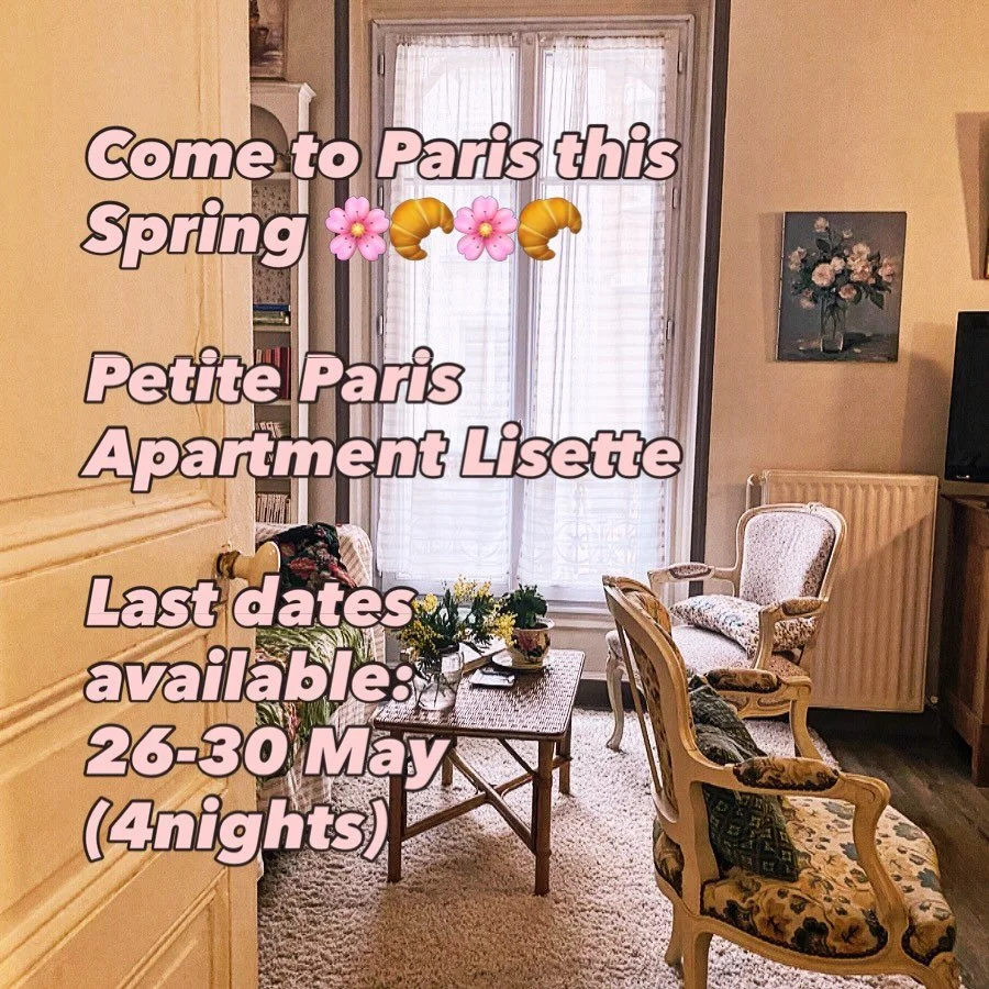 So Apartment Lisette rang me today and asked: "Have you found anyone to stay 26-30 May?"

I said: "No Not yet"

She said sobbing: "But why, I am so beautiful"

I said: "yes you are, its not you, its them" 😆 

