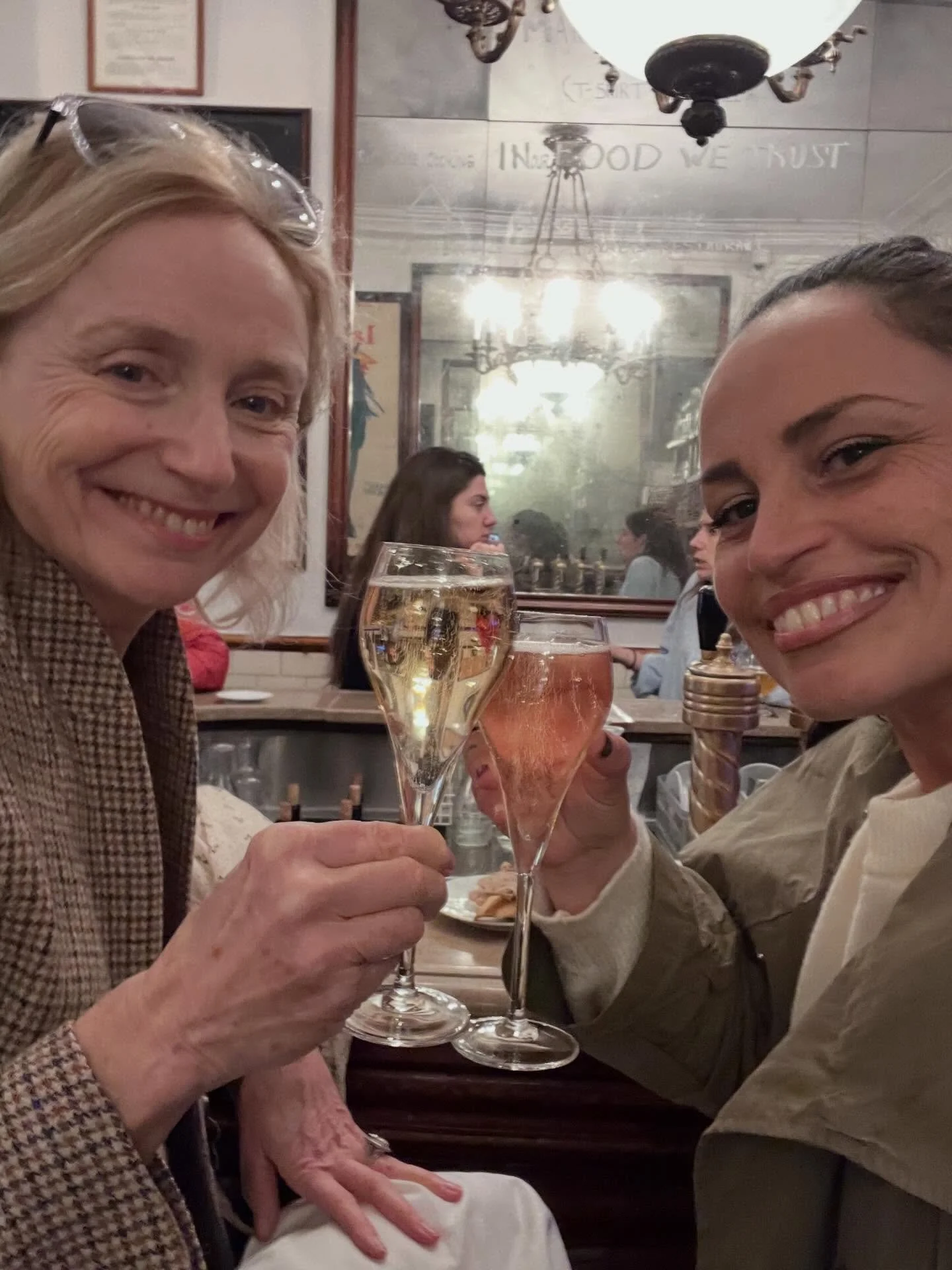 Recently in Paris, celebrated 10 years of my B&amp;B hostess Antonella, staying in her home in le marais village each year &amp; a friendship that keeps growing ❤️ 

And welcome to serious Francophile and solo travel queen @basakinsta - a lovely retu