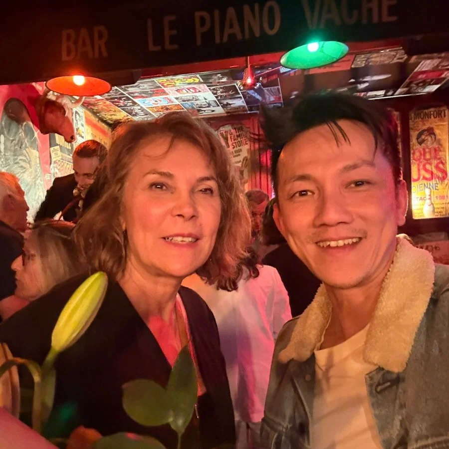 Alvin and Petite B&amp;B guest Susan last weekend! ✨✨Alvin actually hosted Susan in his apartment last year and this year while Susan isn't staying with Petite (she is staying with a local friend) Alvin went to watch and support Susan sing at a Paris