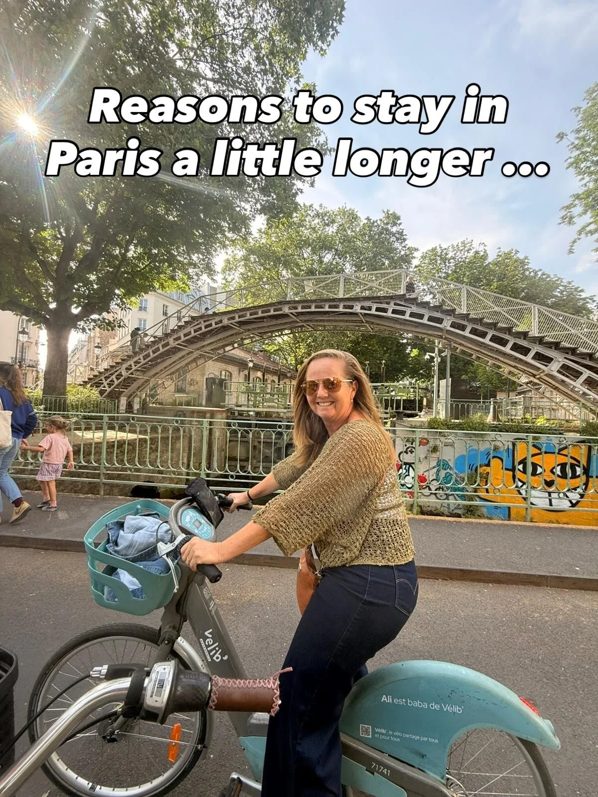 Christine is a slow traveller like me &amp; a Paris lifetime lover &amp; regular annual Paris visitor. When she comes to Paris she stays 3-4 weeks at a time &amp; keeps growing her Paris romance &amp; relationship. She is hilarious, smart, creative, 