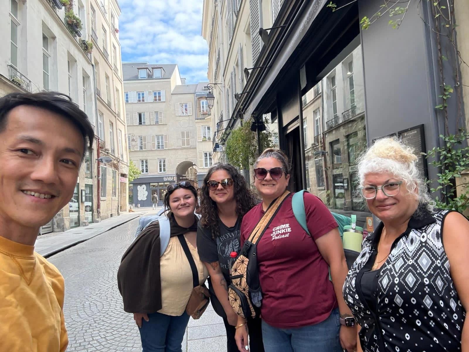 Alvin at Arrival with Lila and her family  - September 2025