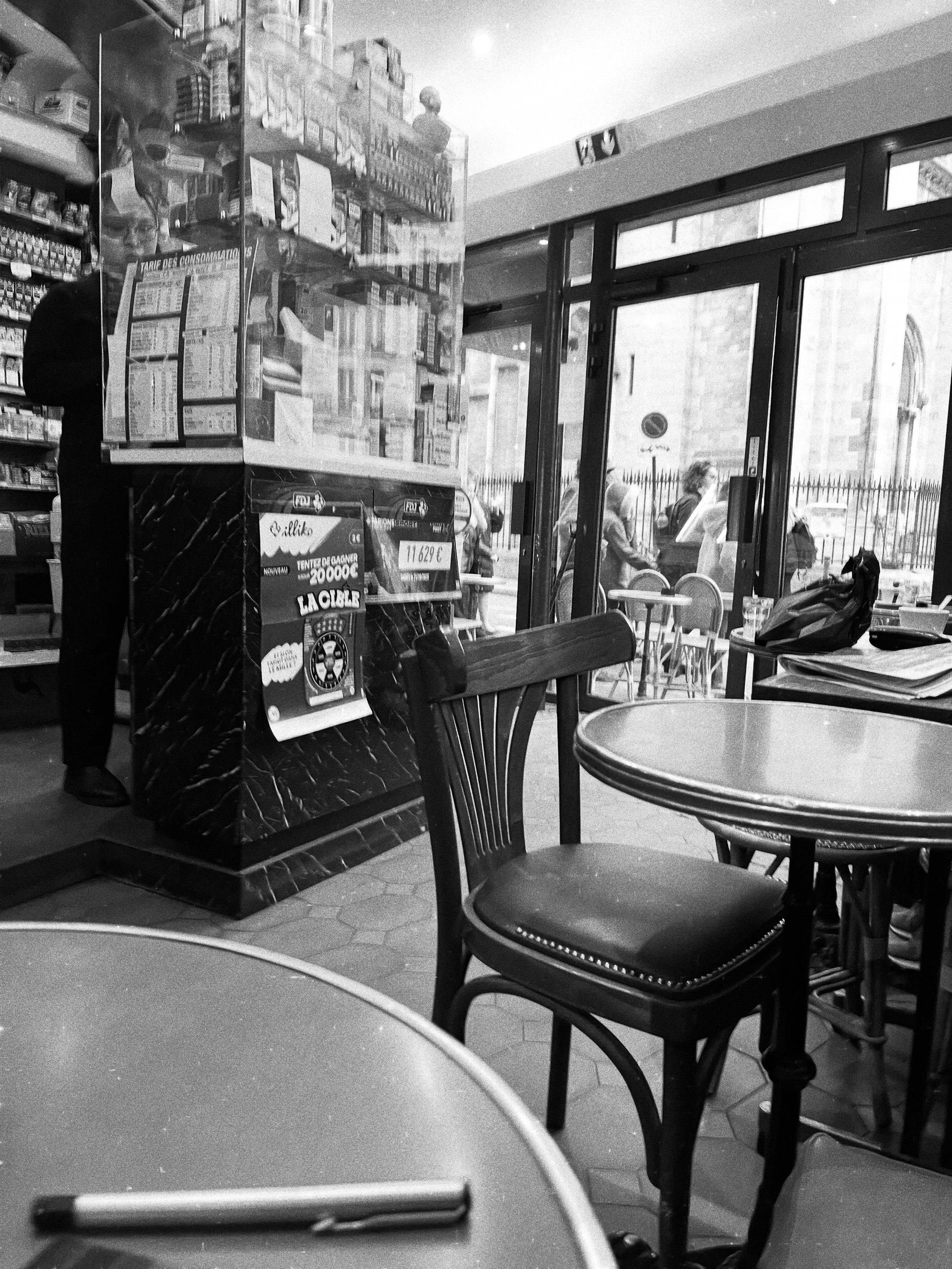 2. I love to sit for hours in regular dingy tabacs daily, watching working Parisians buy lottery tickets, cigarettes, coffee, wine. I find meaning (& peace) in more ordinary less hyped places!  They're energetically safer places to observe whats real