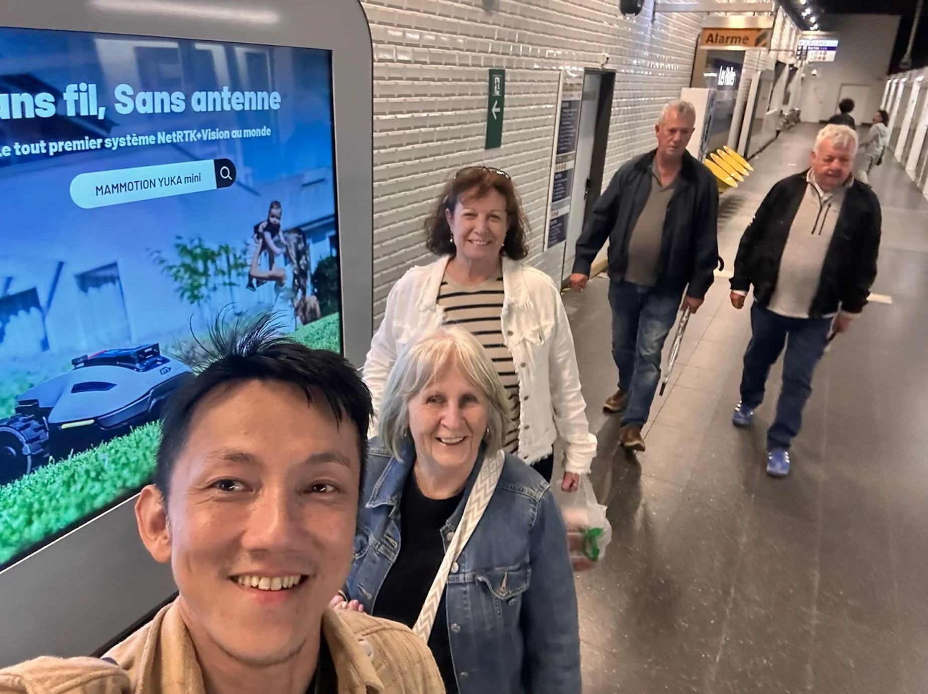 A group metro lesson and journey  with Jill, John, Ann and Mark - June 2025