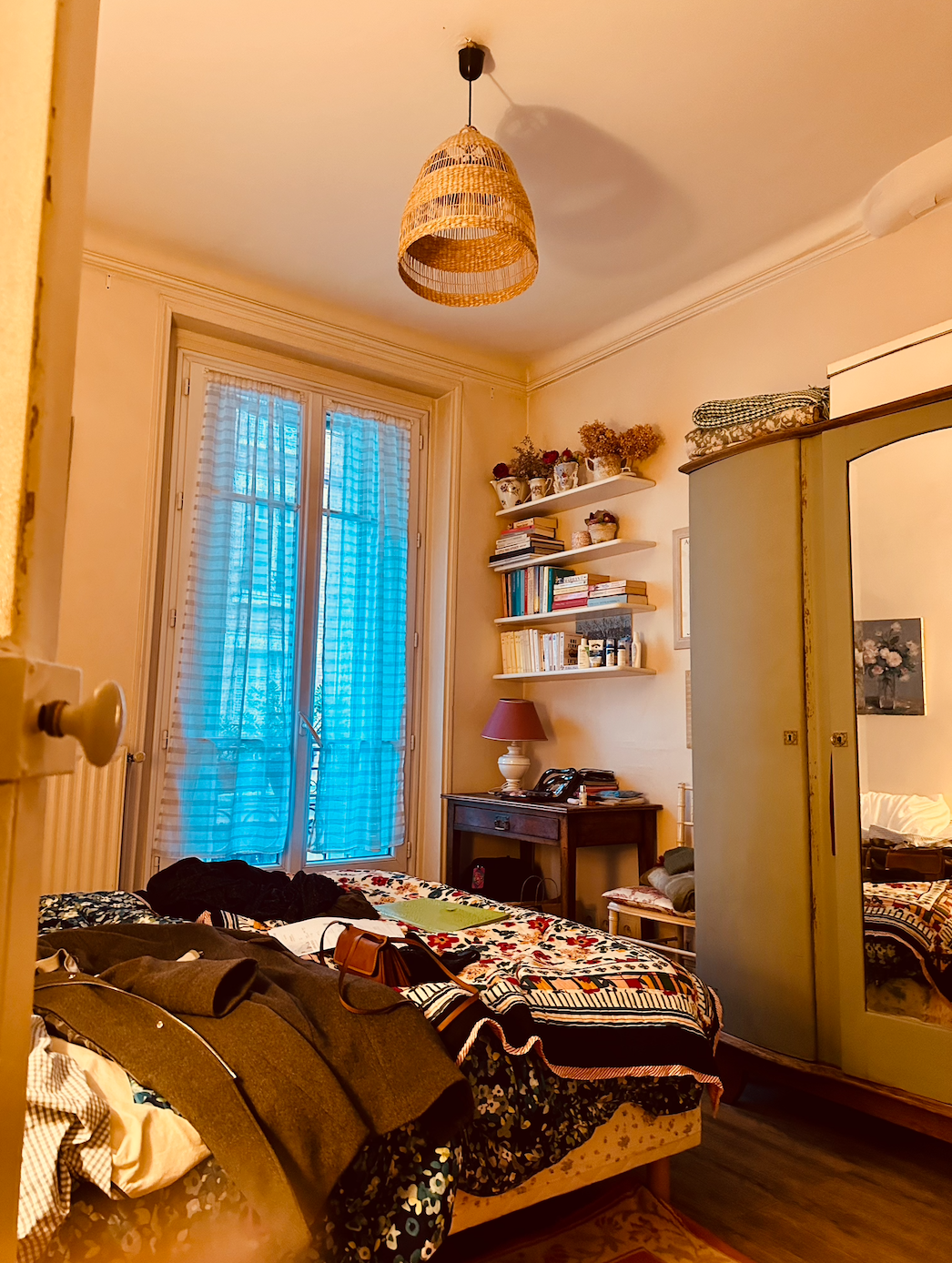 Gorgeous apartment photos taken by Petite Paris guests ari, abigail and Emerson who stayed Dec 2025 - Jan 2026