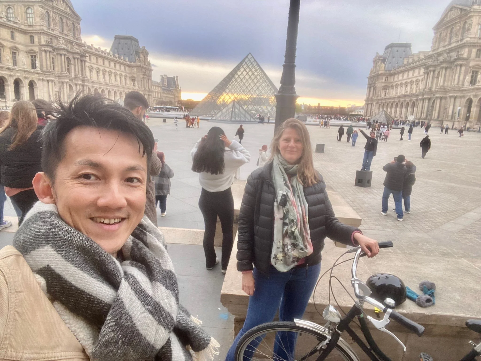 Alvin on another bike tour with Jenny  - March 2024
