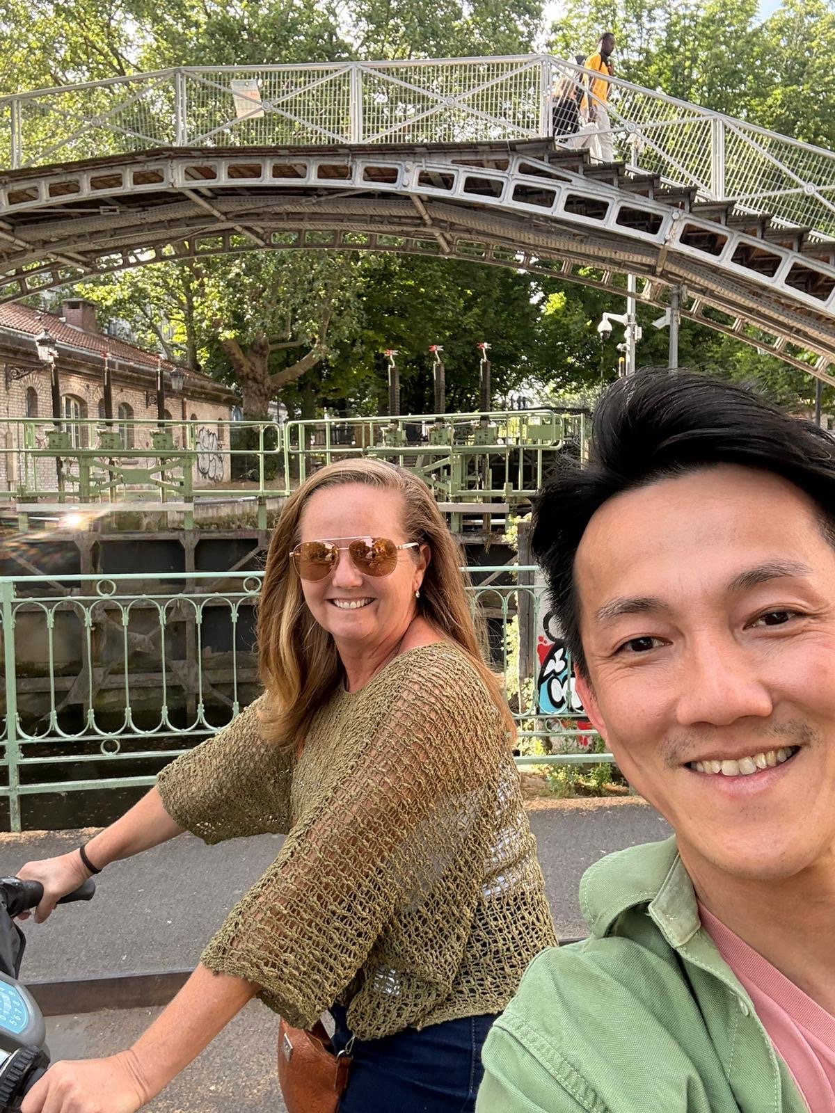 Alvins Bike tour with Petite long time guest and Paris traveller, Christine 