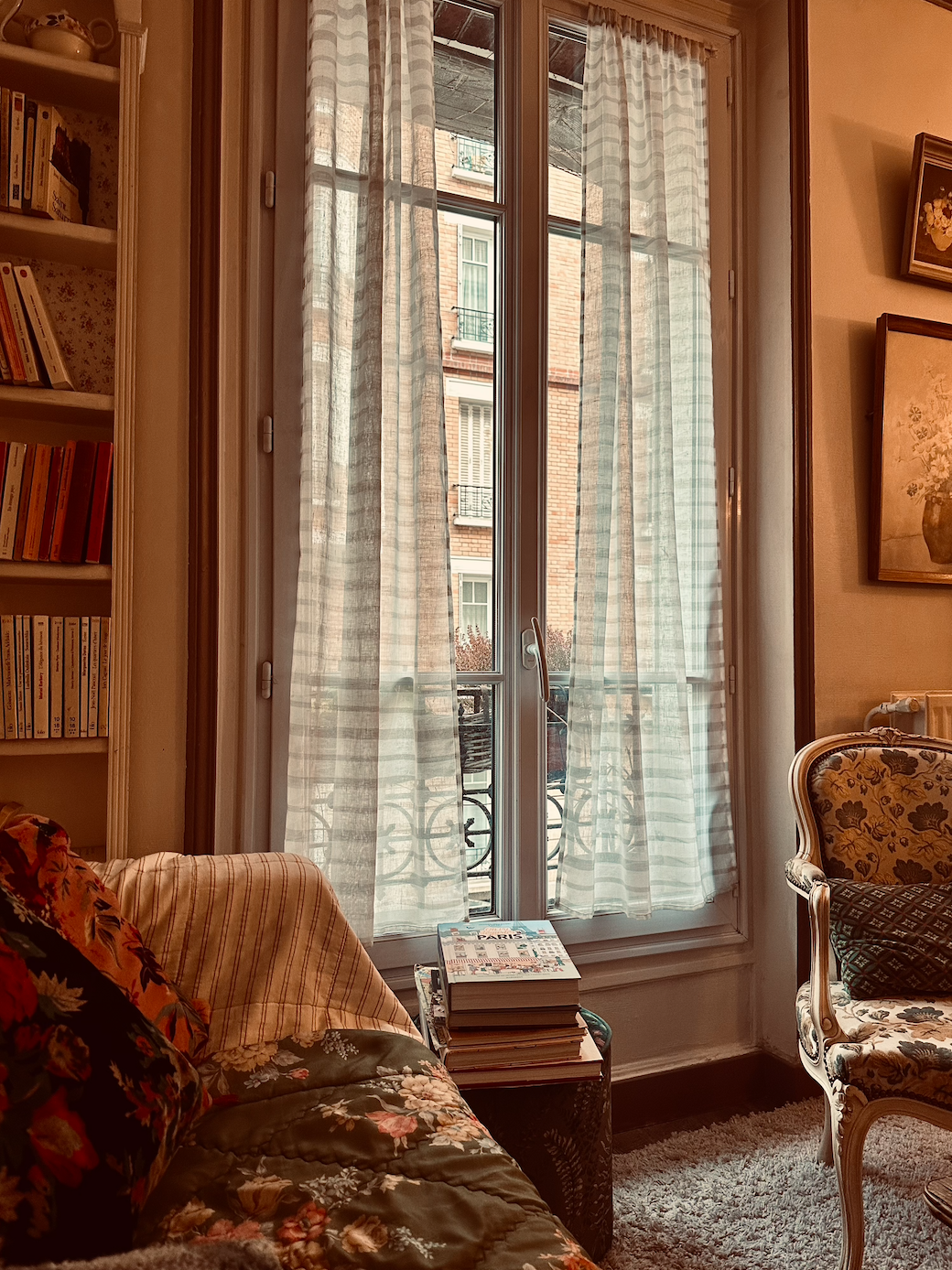 Gorgeous apartment photos taken by Petite Paris guests ari, abigail and Emerson who stayed Dec 2025 - Jan 2026