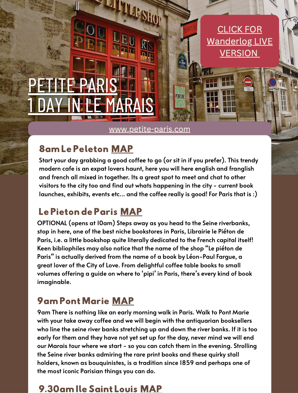 1 Day in Le Marais