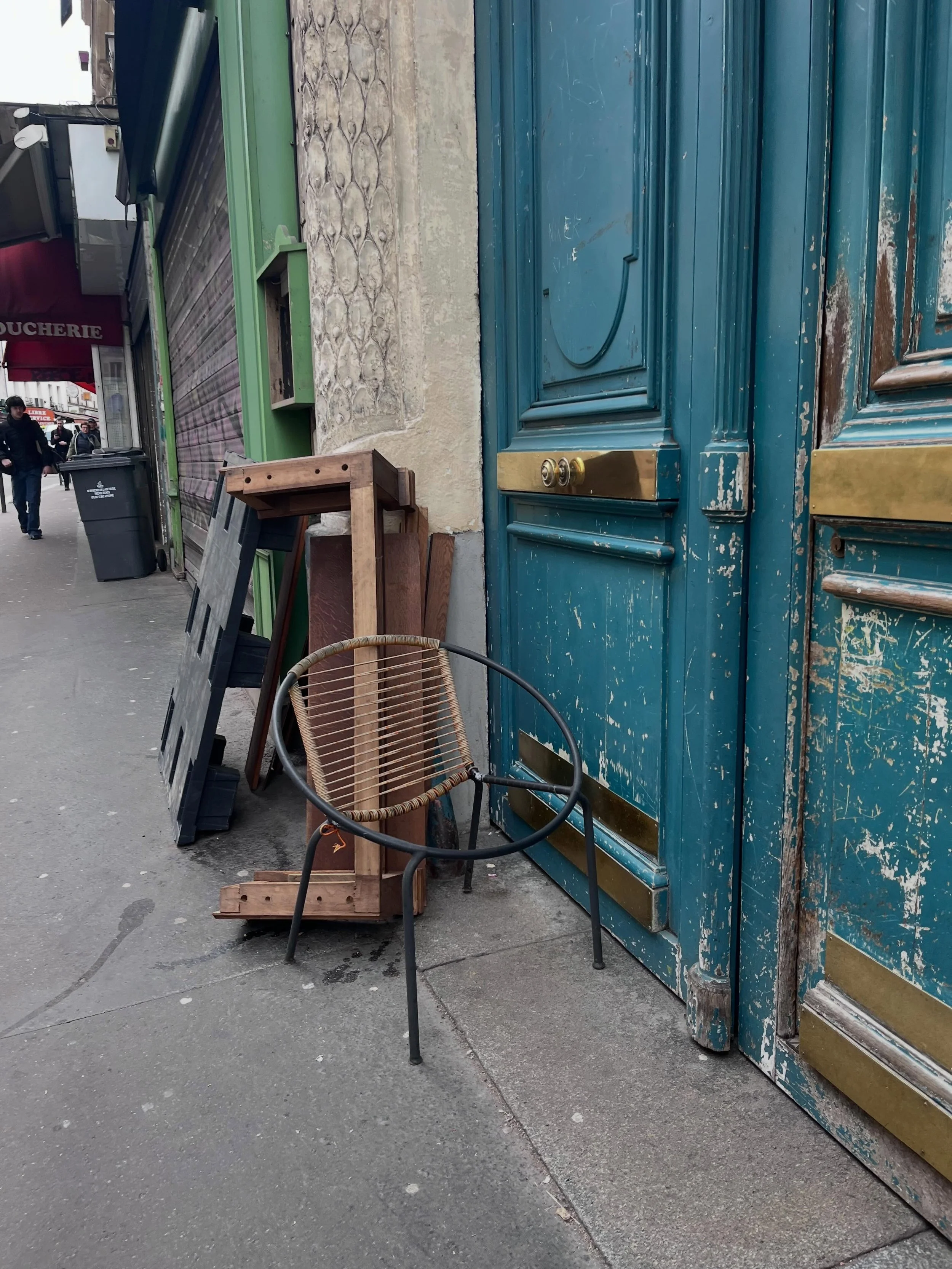 7. And then making it your mission to walk past each day to see what else has been added to the haul and what had been taken...
