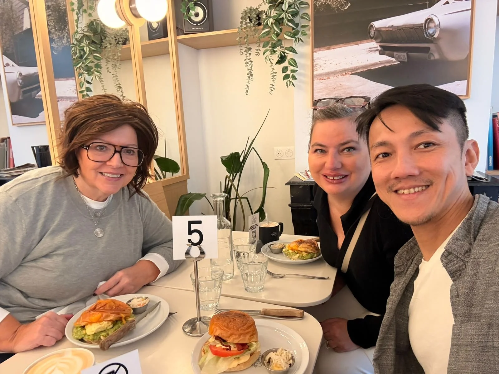 Enjoying lunch together :) 