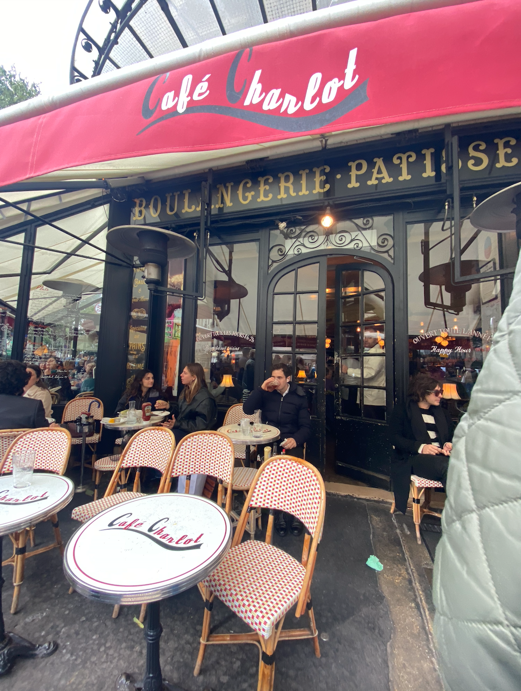 The famous Cafe Charlot in le marais