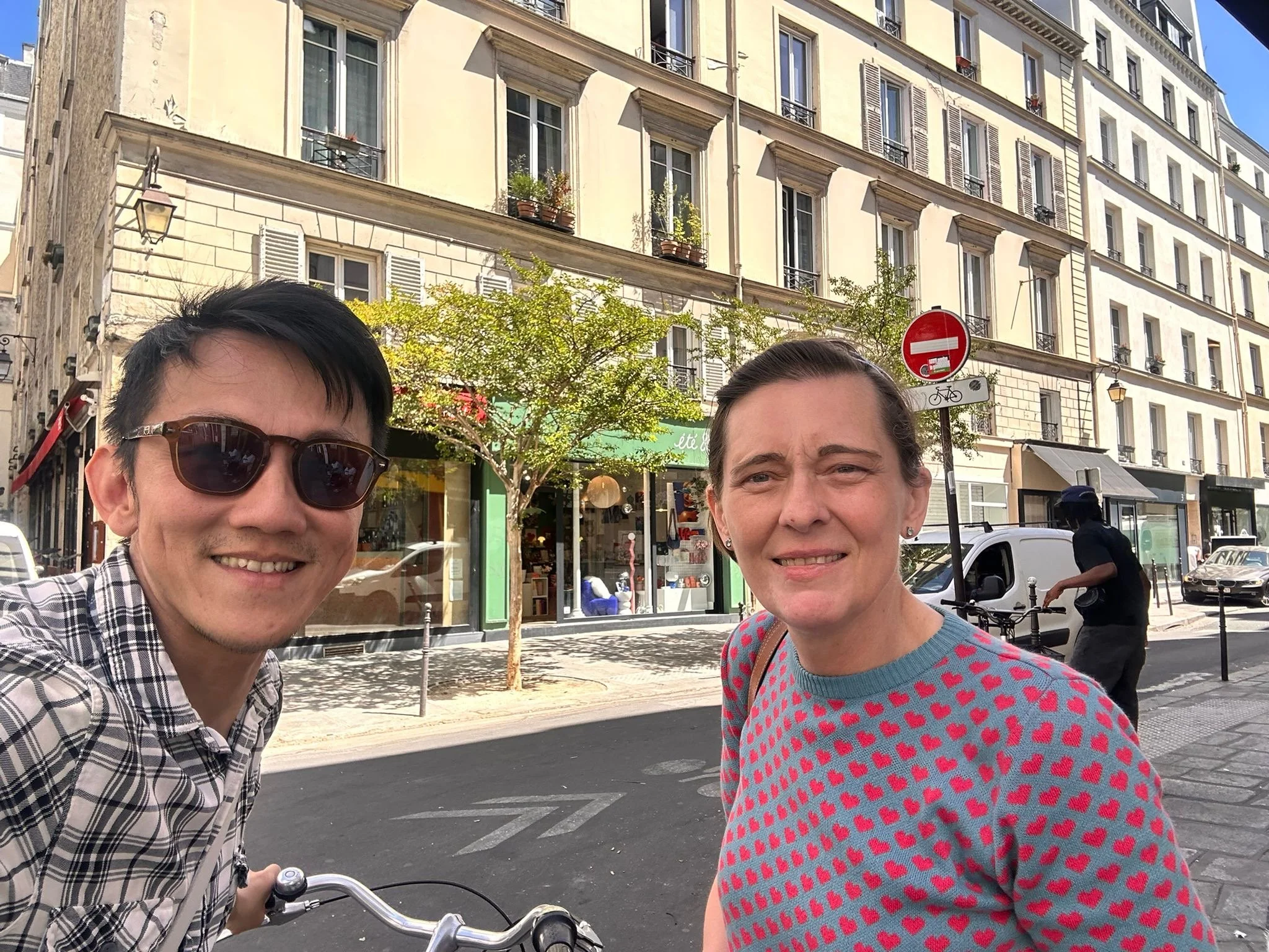 Alvin and Heidegard out on the Paris town - June 2025