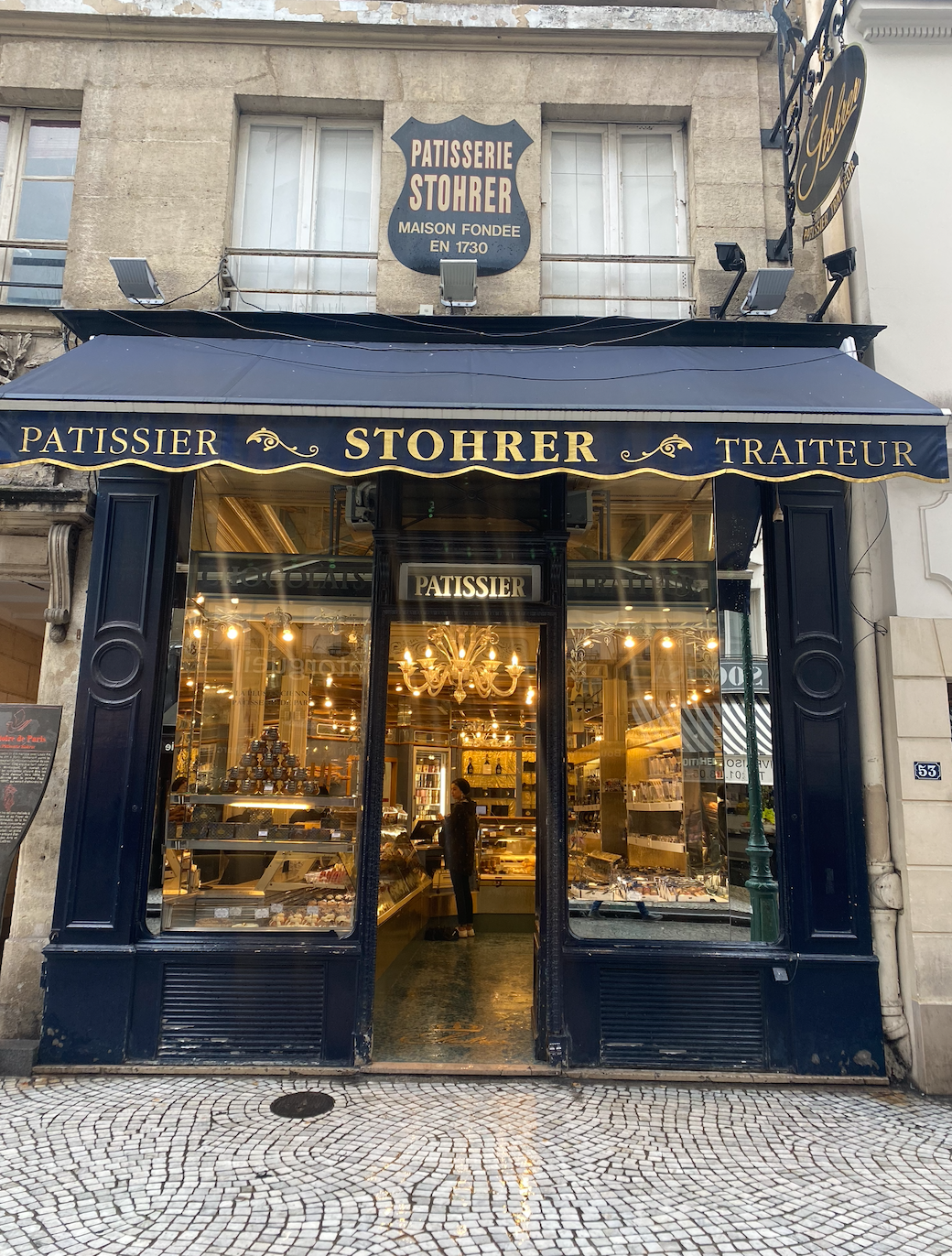 The oldest patisserie in paris minutes walk away