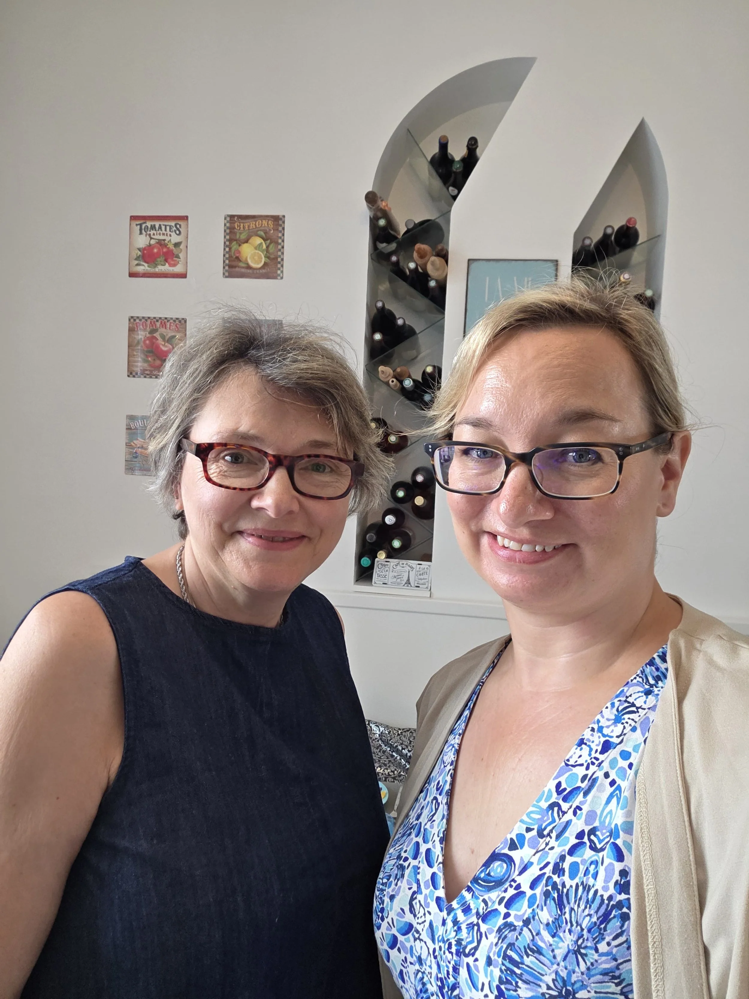 Lovely Loyal Alana (Right) visits Paris multiple times a year and always stays with Petite B&Bs. Here she is with the wonderful Anne - July 2026 