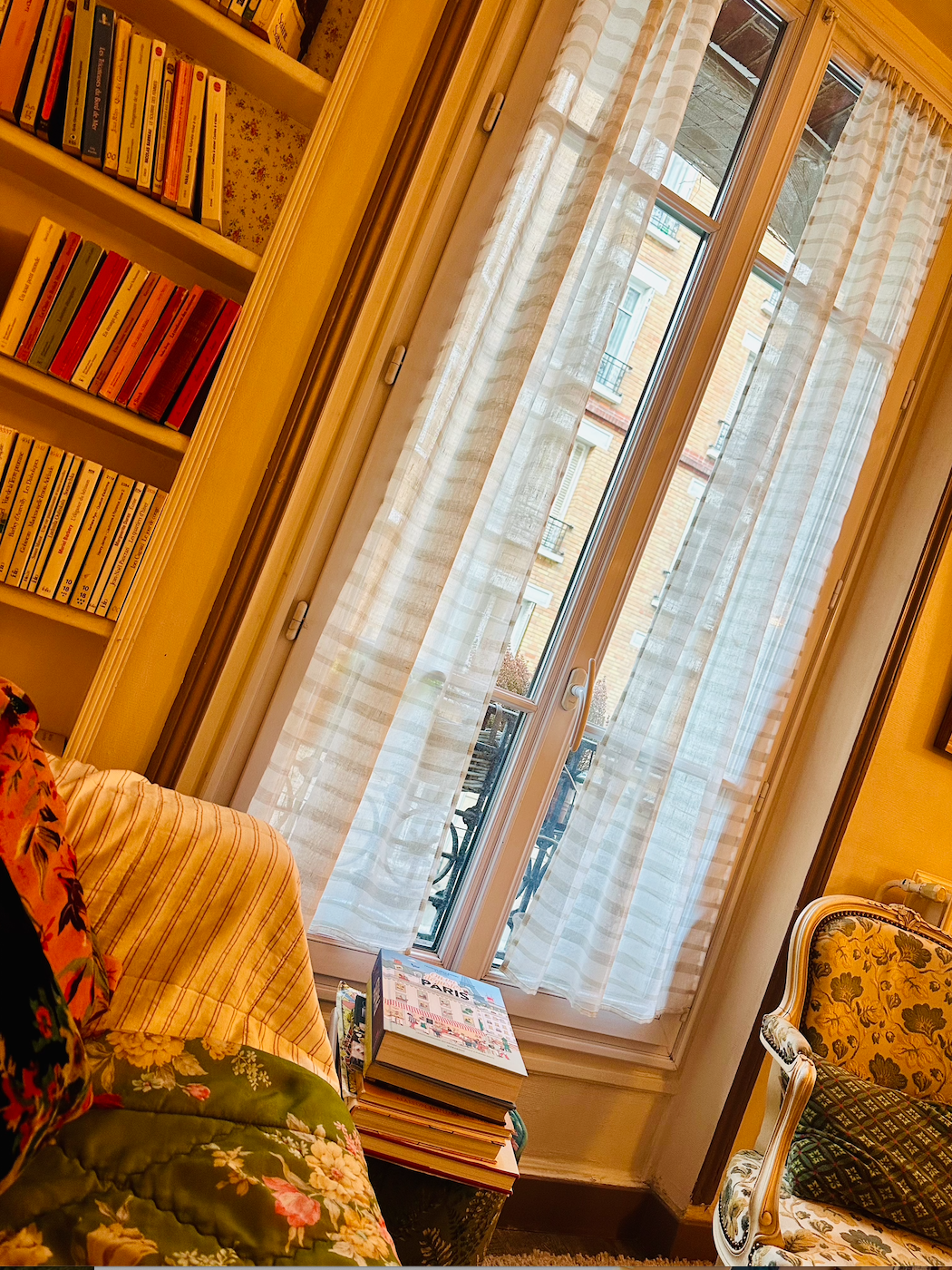 Gorgeous apartment photos taken by Petite Paris guests ari, abigail and Emerson who stayed Dec 2025 - Jan 2026