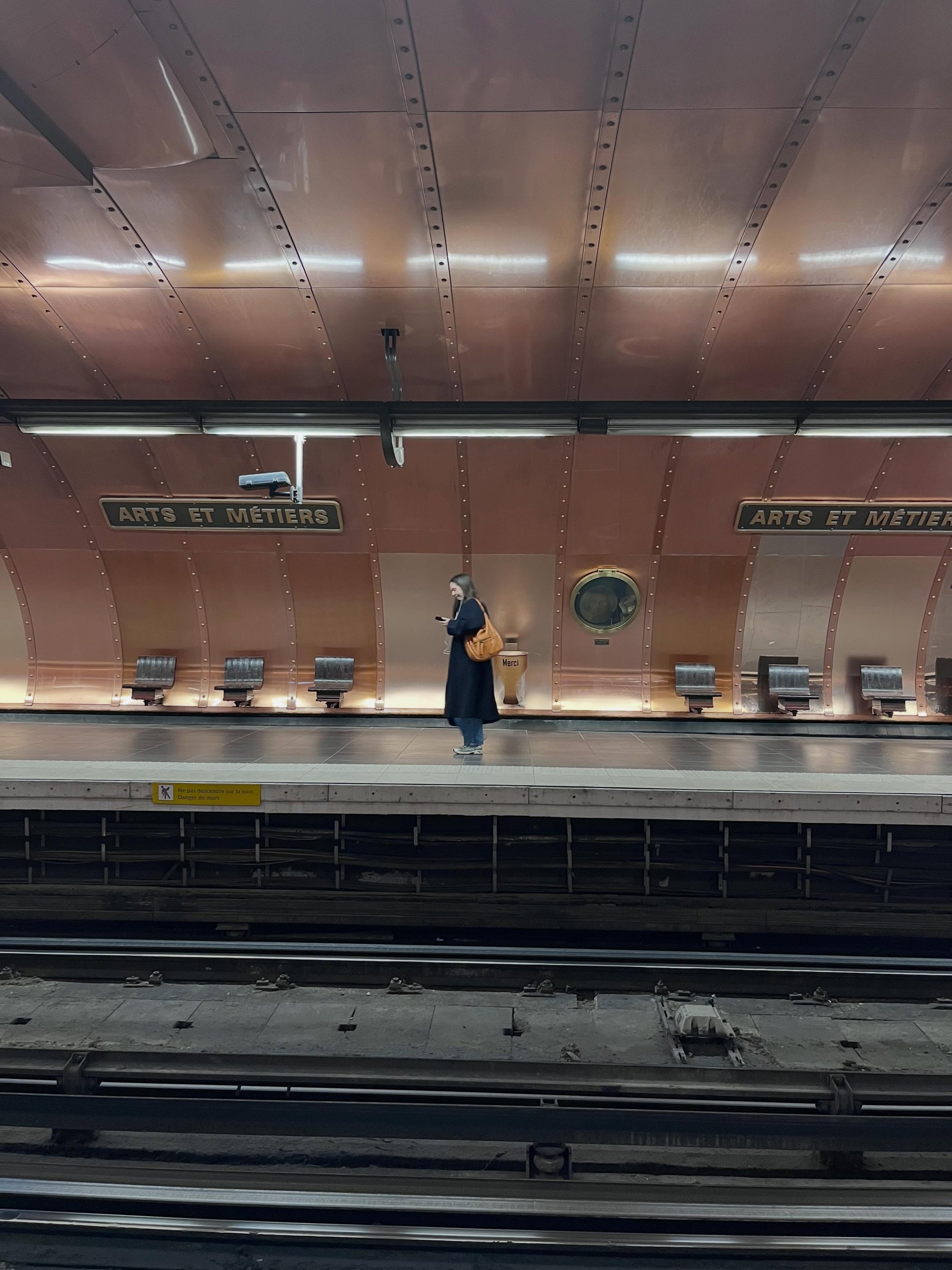 13. watching Parisians on the other side of the metro track, wondering where they are going and then something says Duh, in the opposite direction! LOL 