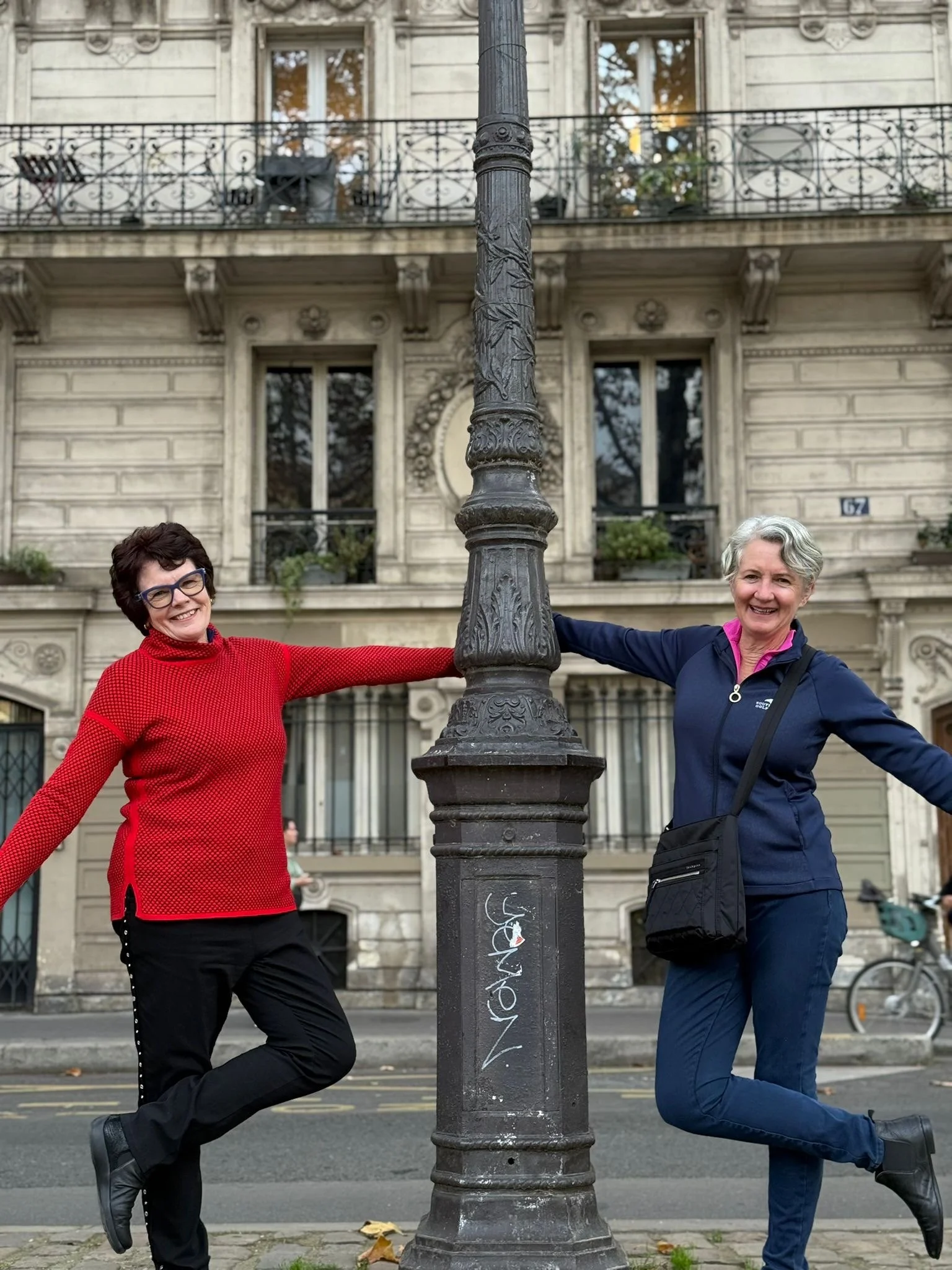Shere and Jo being guide around the neighbourhood by Alvin - Nov 2025