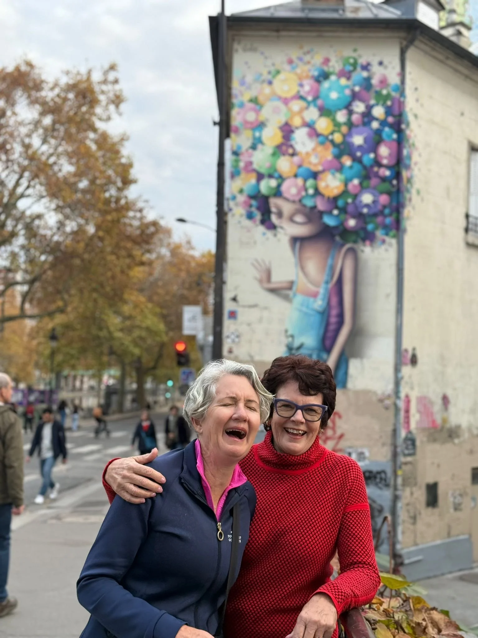 Shere and Jo being guide around the neighbourhood by Alvin - Nov 2025