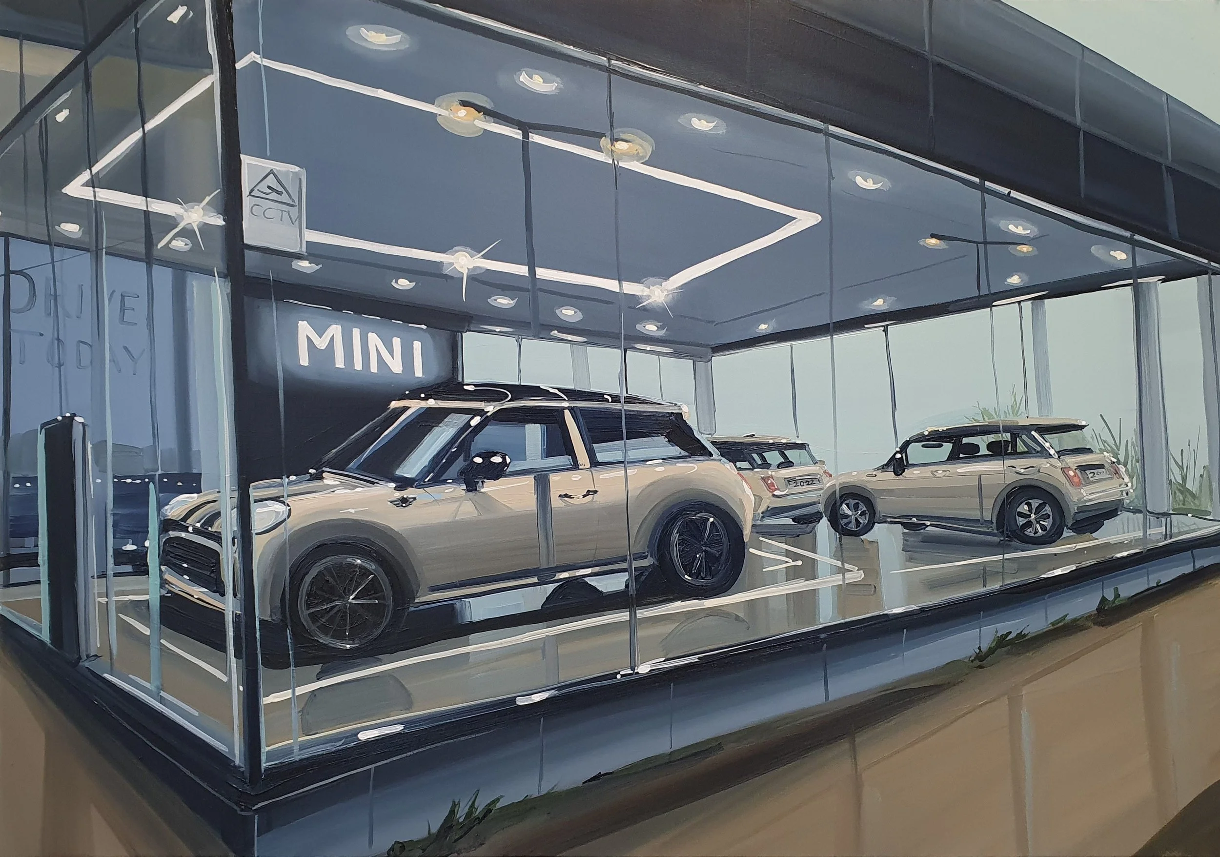 MINI, 70cm x 100cm, oil on canvas, 2021