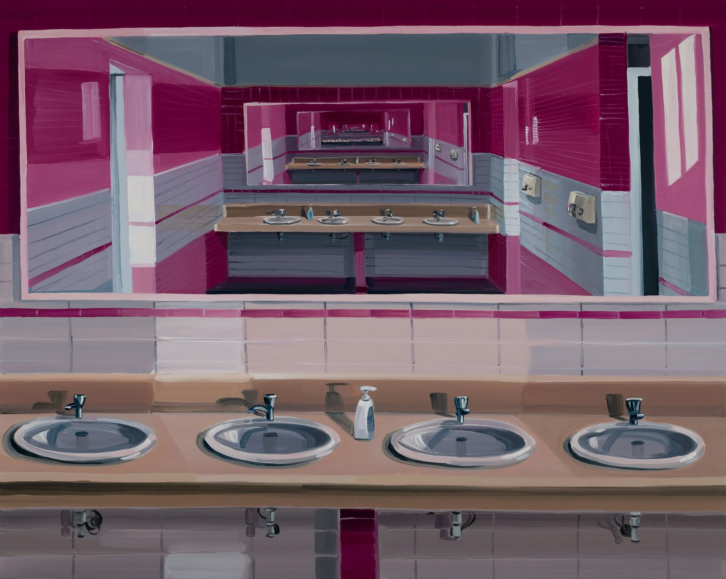 Rest Room, 80cm x 100cm, oil on canvas, 2022 - private collection