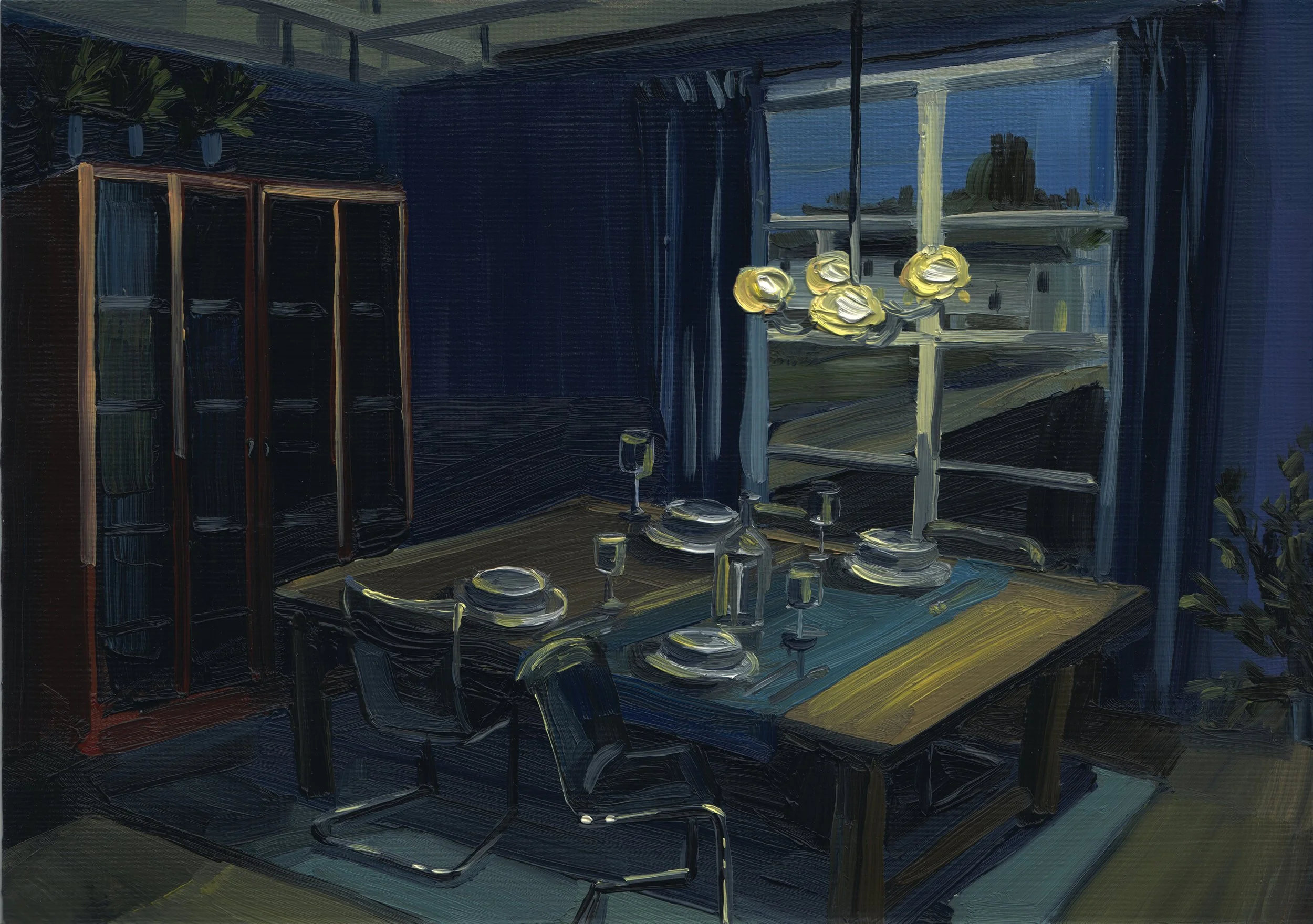 Ikea study 1, 15cm x 21cm, oil on paper, 2020 - private collection