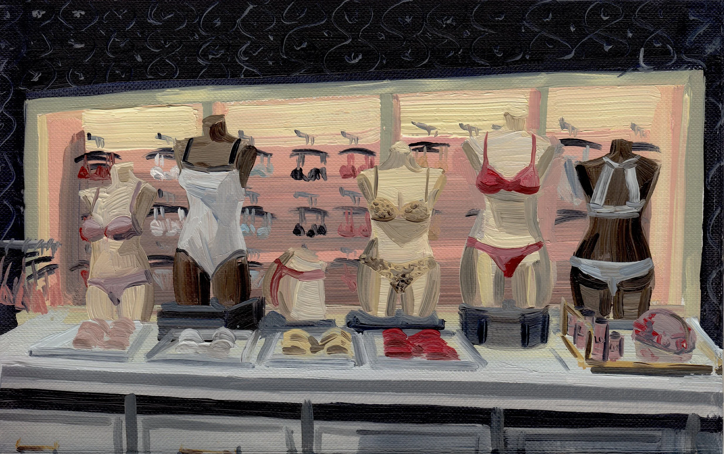 VS study 1, 13.5cm x 21cm, oil on paper, 2020