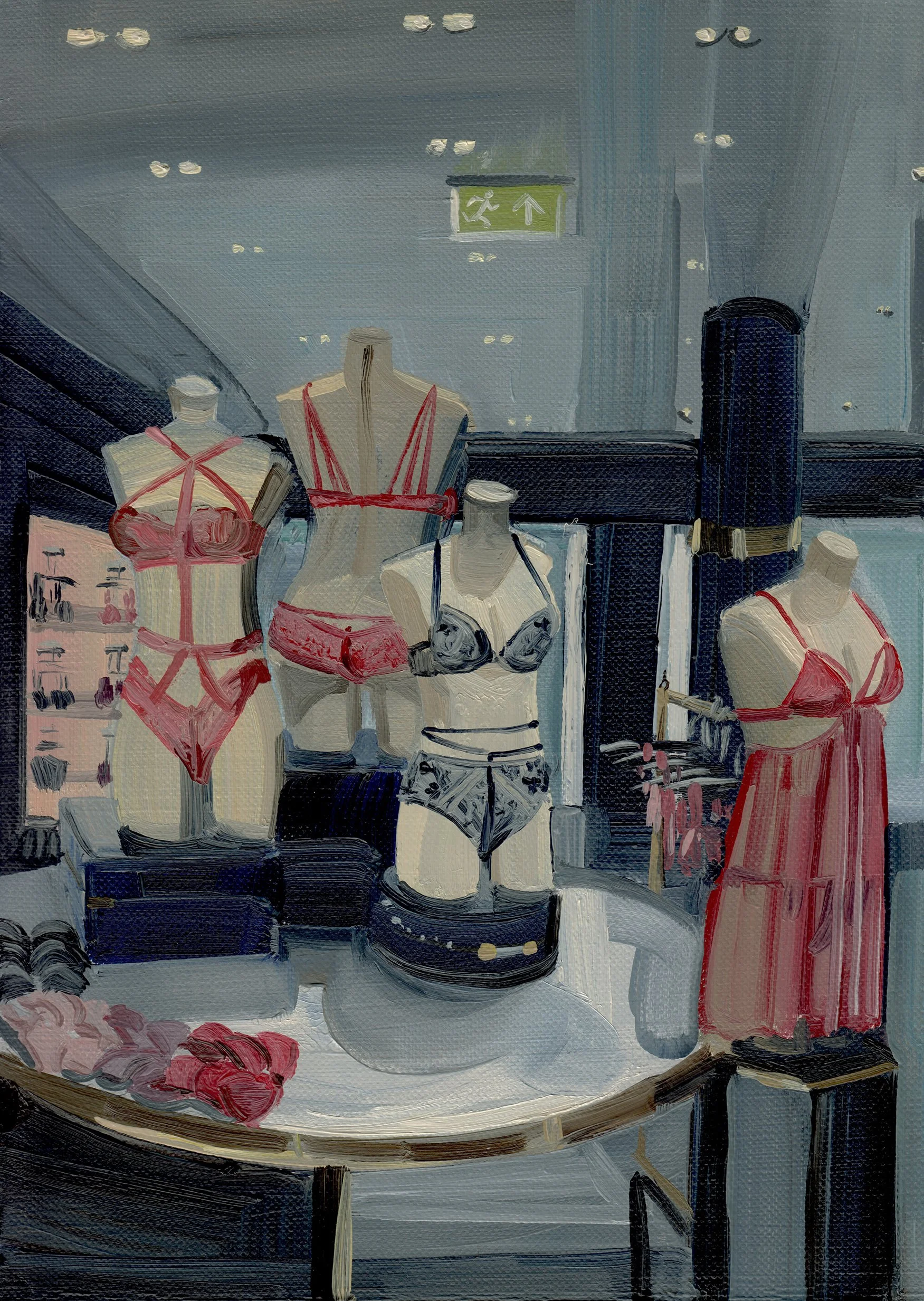 VS study 3, 21cm x 15cm, oil on paper, 2020 - private collection