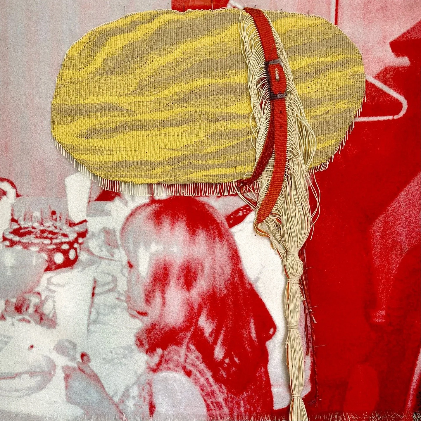 Ingredients for Life 1 and 2 are artworks in the exhibition A Stitch in Time currently on at Paul Smith Space Mayfair, London, still on until the end of May. Hands woven tapestry and digital dye-sublimation print on recycled polyester. @paulsmithdesi