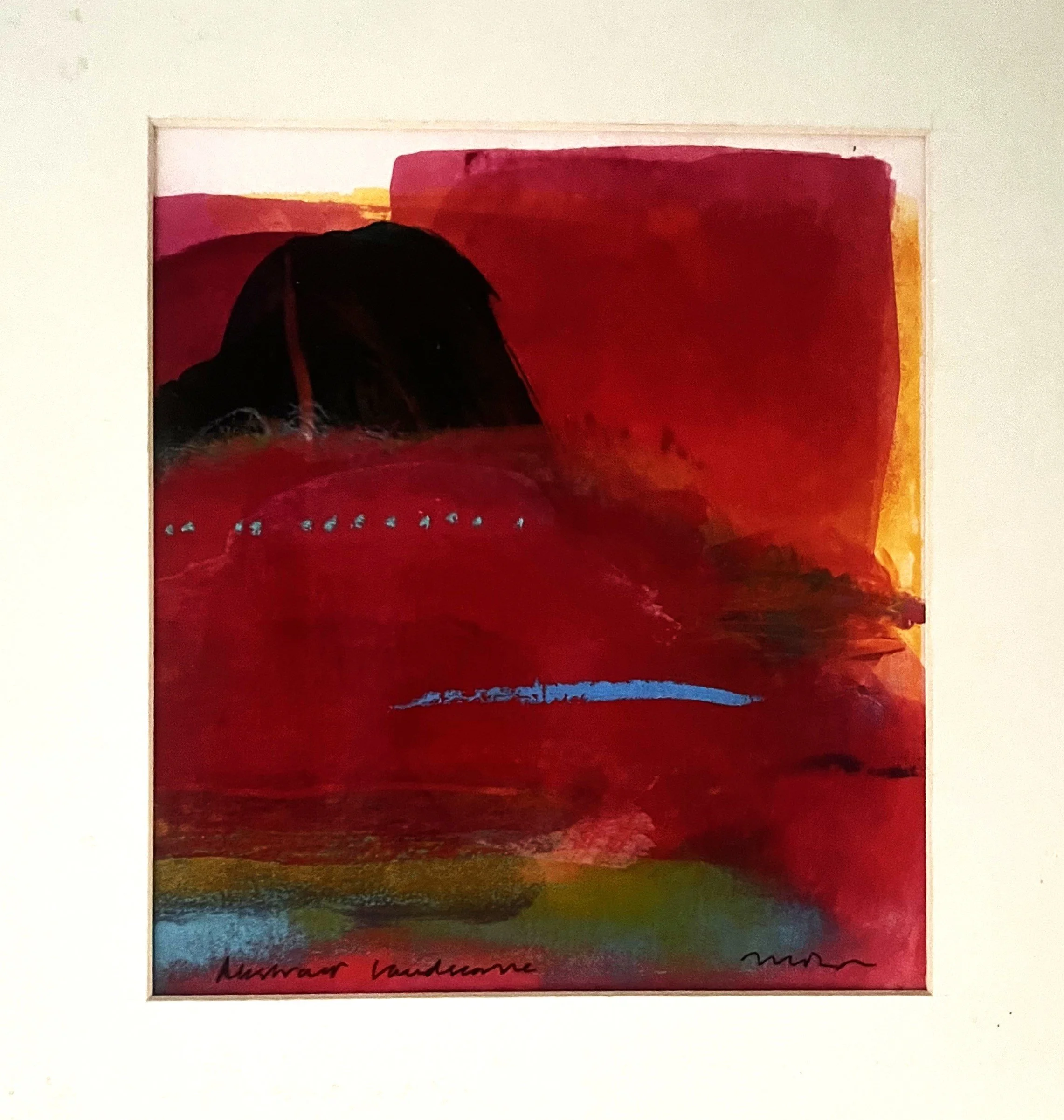 13.5 x 13.5 in, Acrylic on paper, $650.00