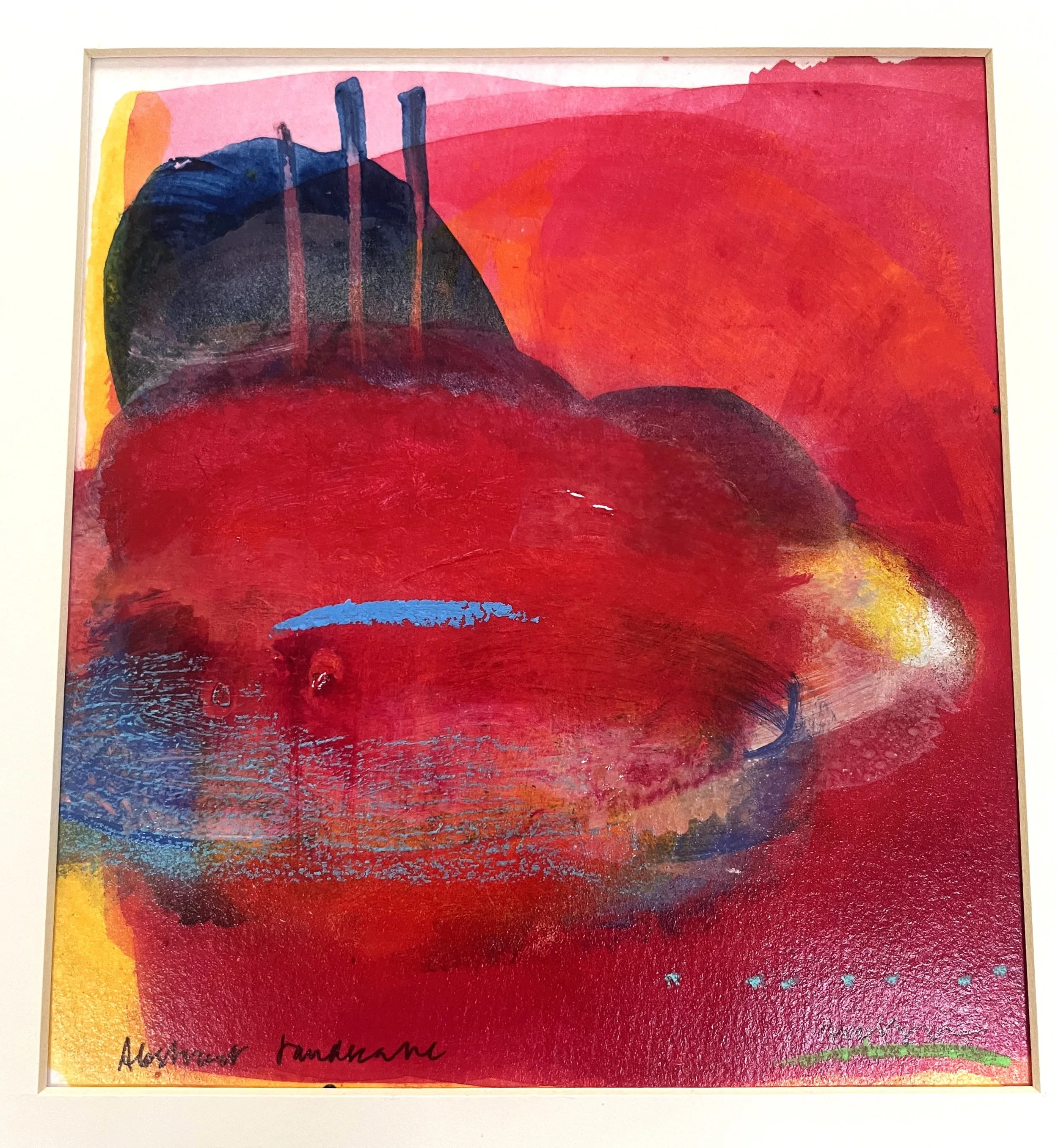 13.5 x 13.5 in, Acrylic on paper, $650.00