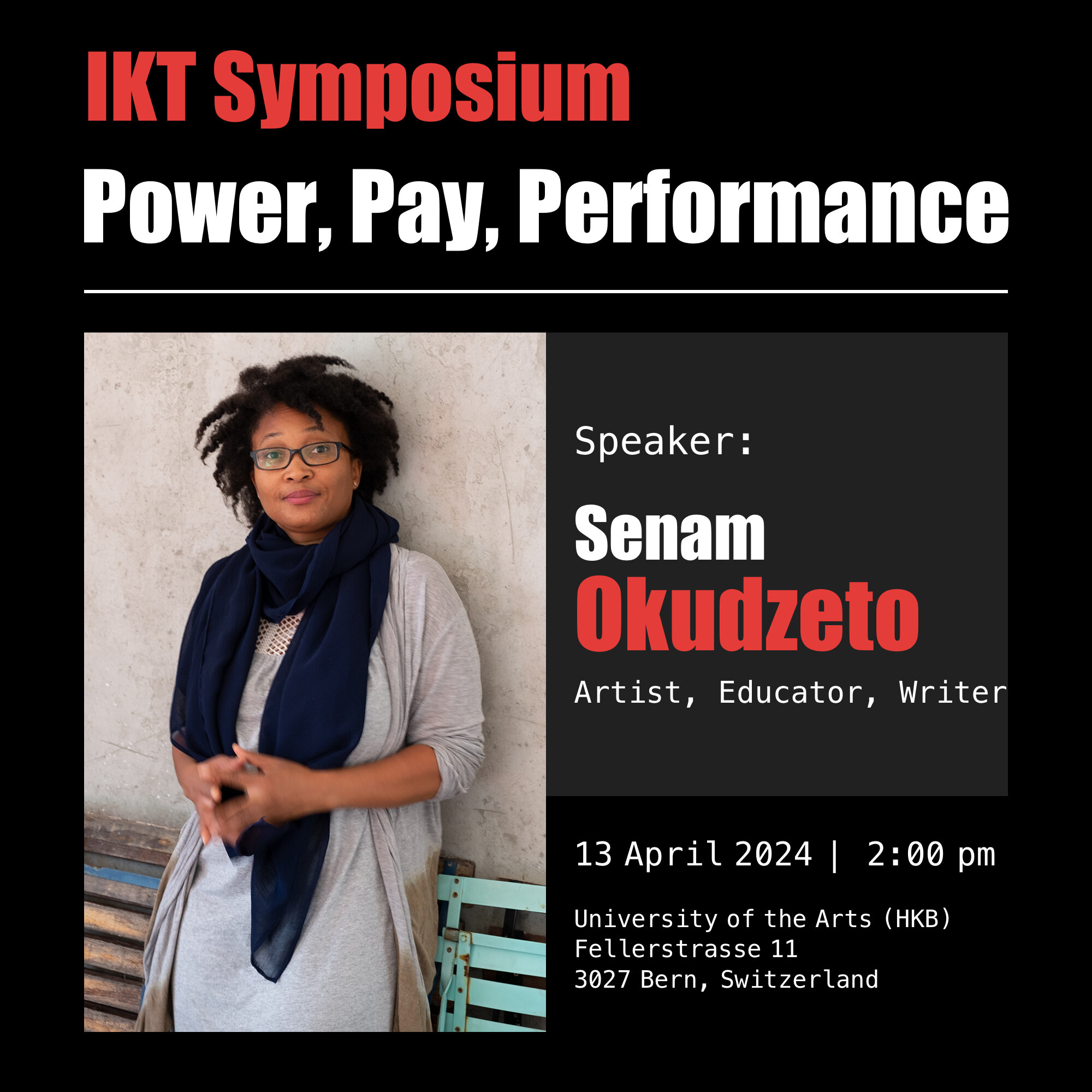 Meet IKT Symposium Speaker: Senam Okudzeto @counter.histories 

Don't miss Senam Okudzeto at the IKT Symposium 2024 on April 13th at 2:00 pm! Senam, a British-American artist of U.S and Ghanaian descent, merges painting, film, and scholarly research 
