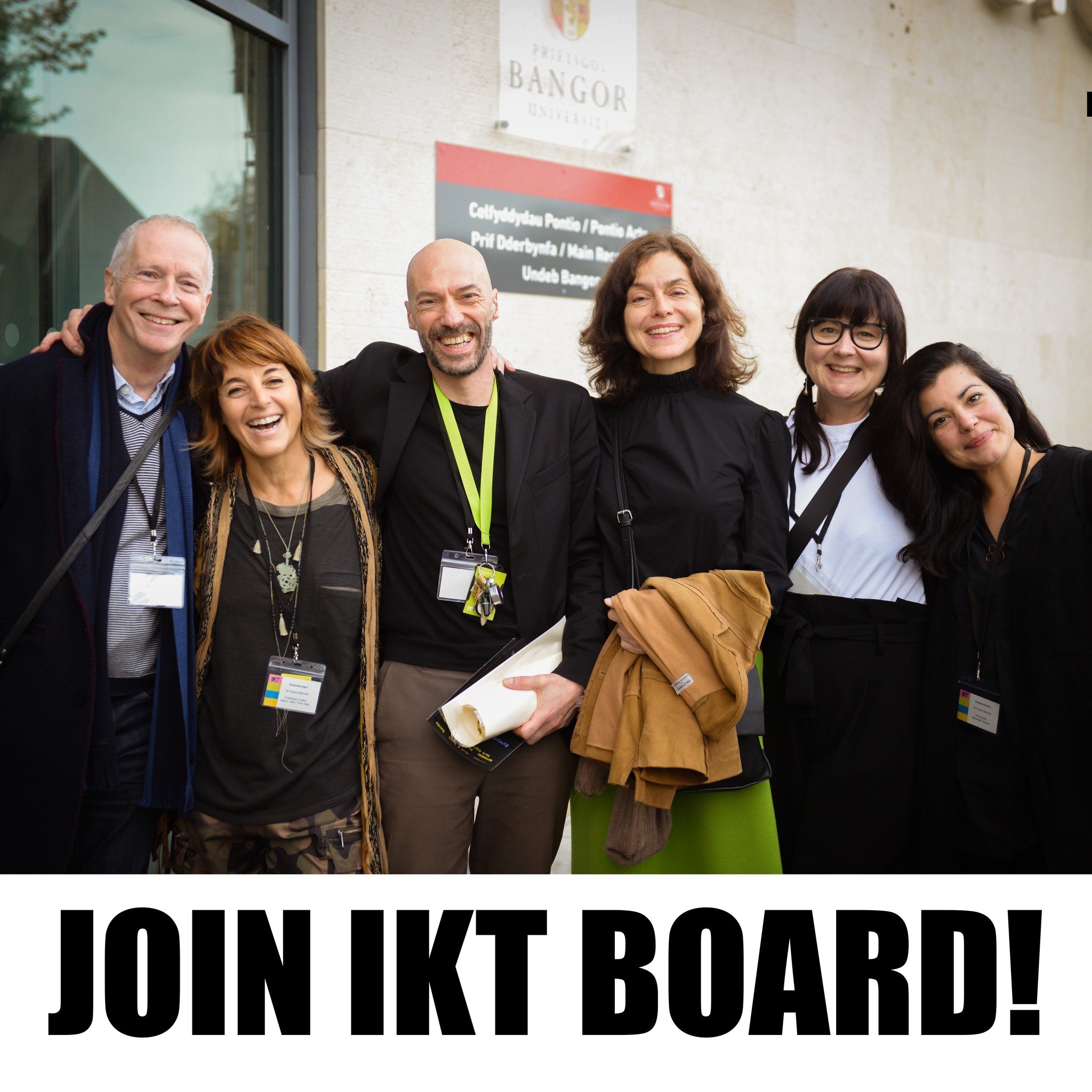 Are you passionate about shaping the global curatorial community? We're seeking two dedicated individuals to join our Board!

Please visit the IKT website for the complete details of the call: link in bio 

Application deadline: June 30, 2024, 11:59 