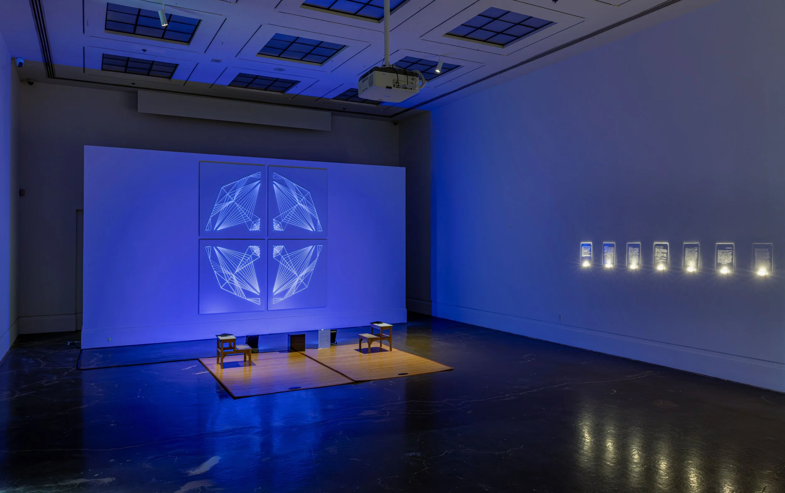  Whyishnave Suthagar, installation view of நினைவு | Ninaivu—What We Remember, What We Release. Photo credit: Toni Hafkenscheid 