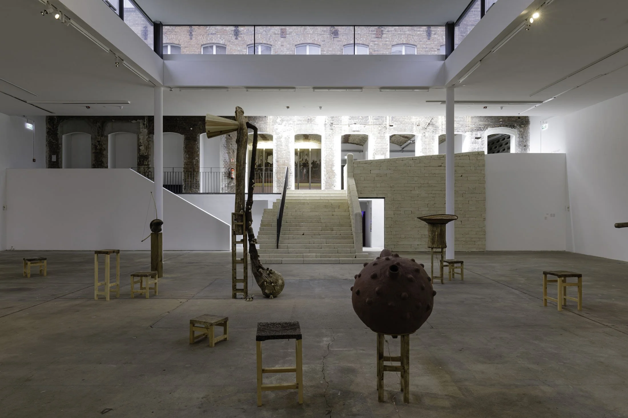  13th Berlin Biennale 2025. Amol K Patil,  BURNING SPEECHES,  2025; installation view, Sophiensæle. © Amol K Patil. Photo: Eberle &amp; Eisfeld. 