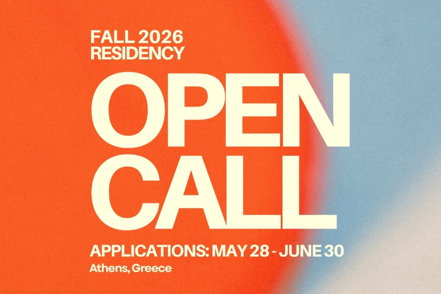 ARCAthens Fall Residency 2026 