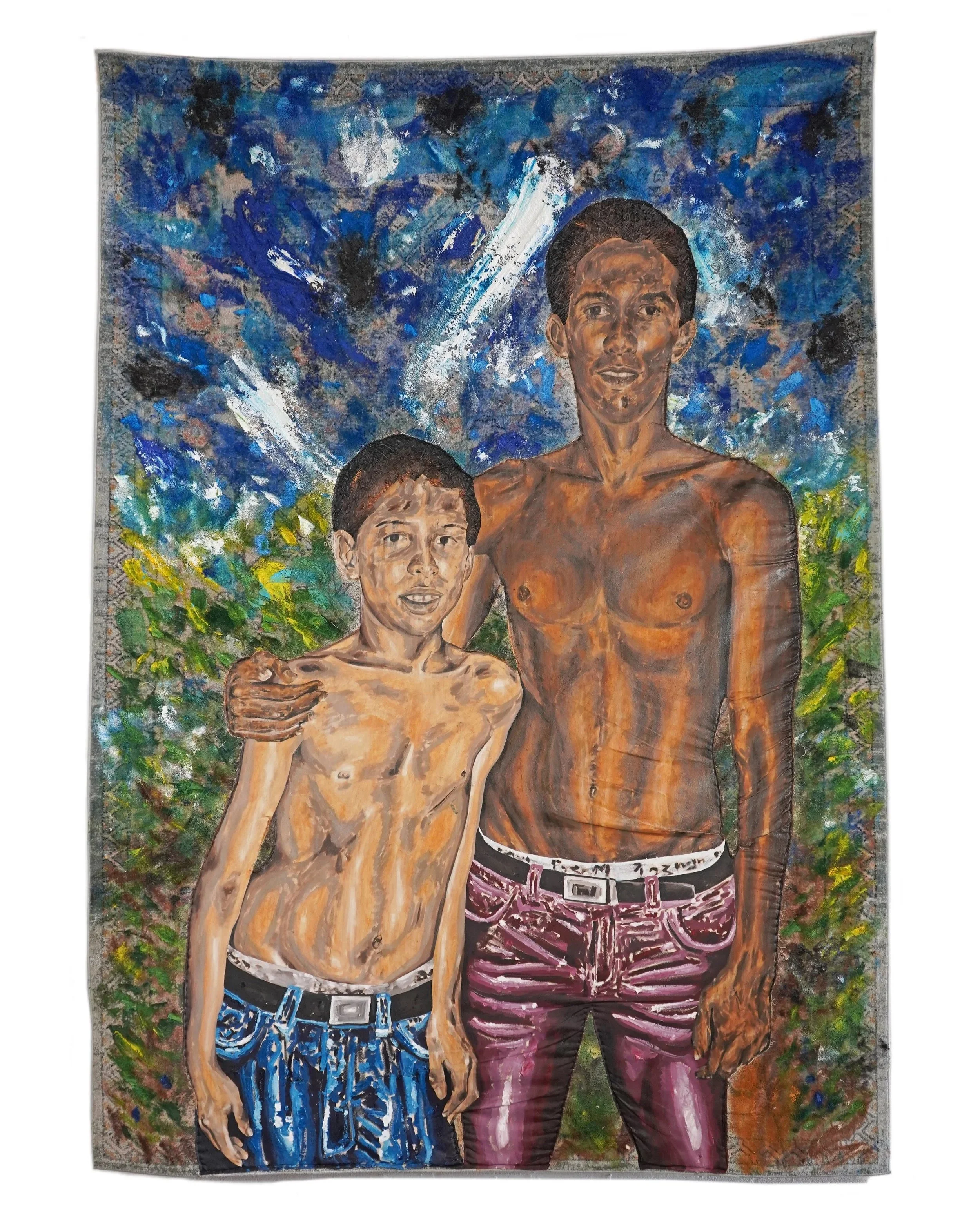 William Osorio,&nbsp;Hermanos en la Víspera (Two Brothers on the Eve), 2023.