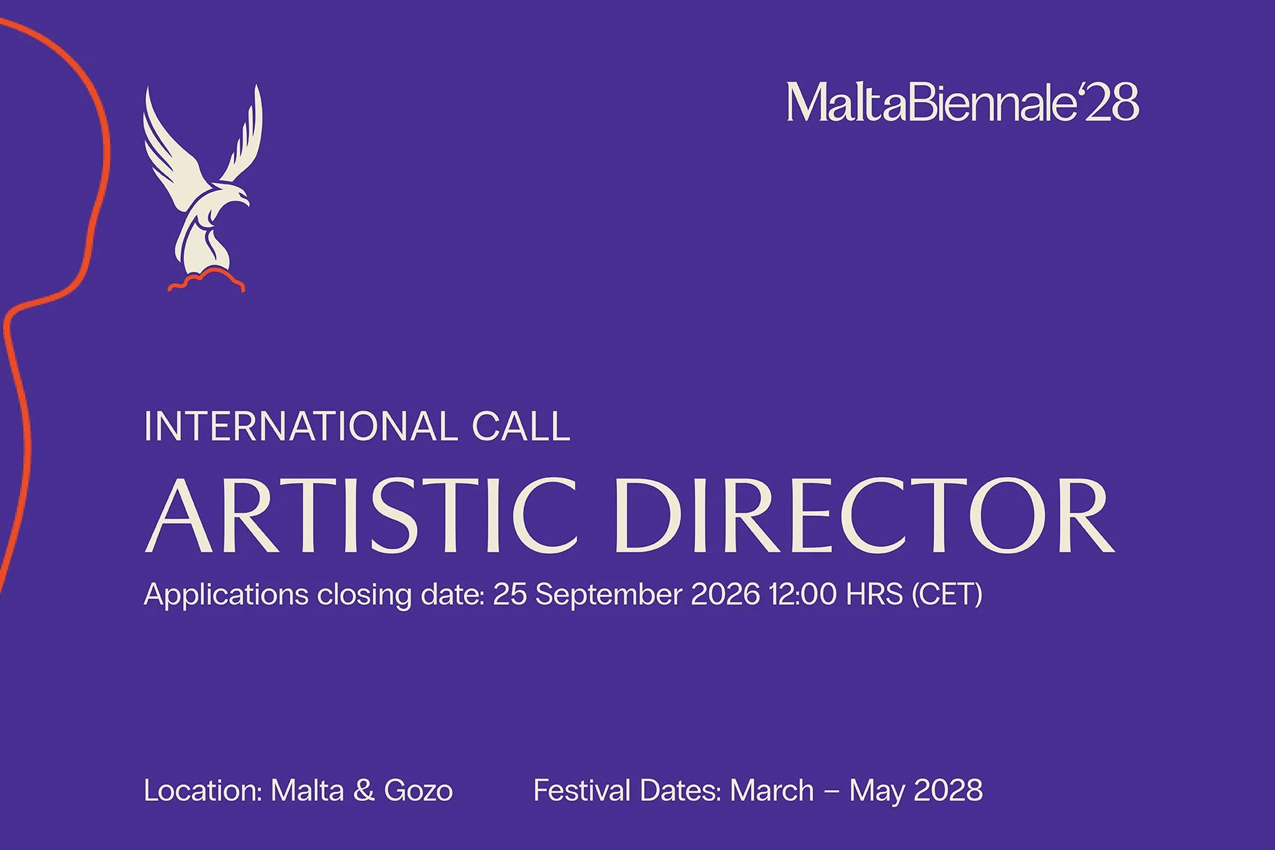 Artistic Director, Malta Biennale 2028