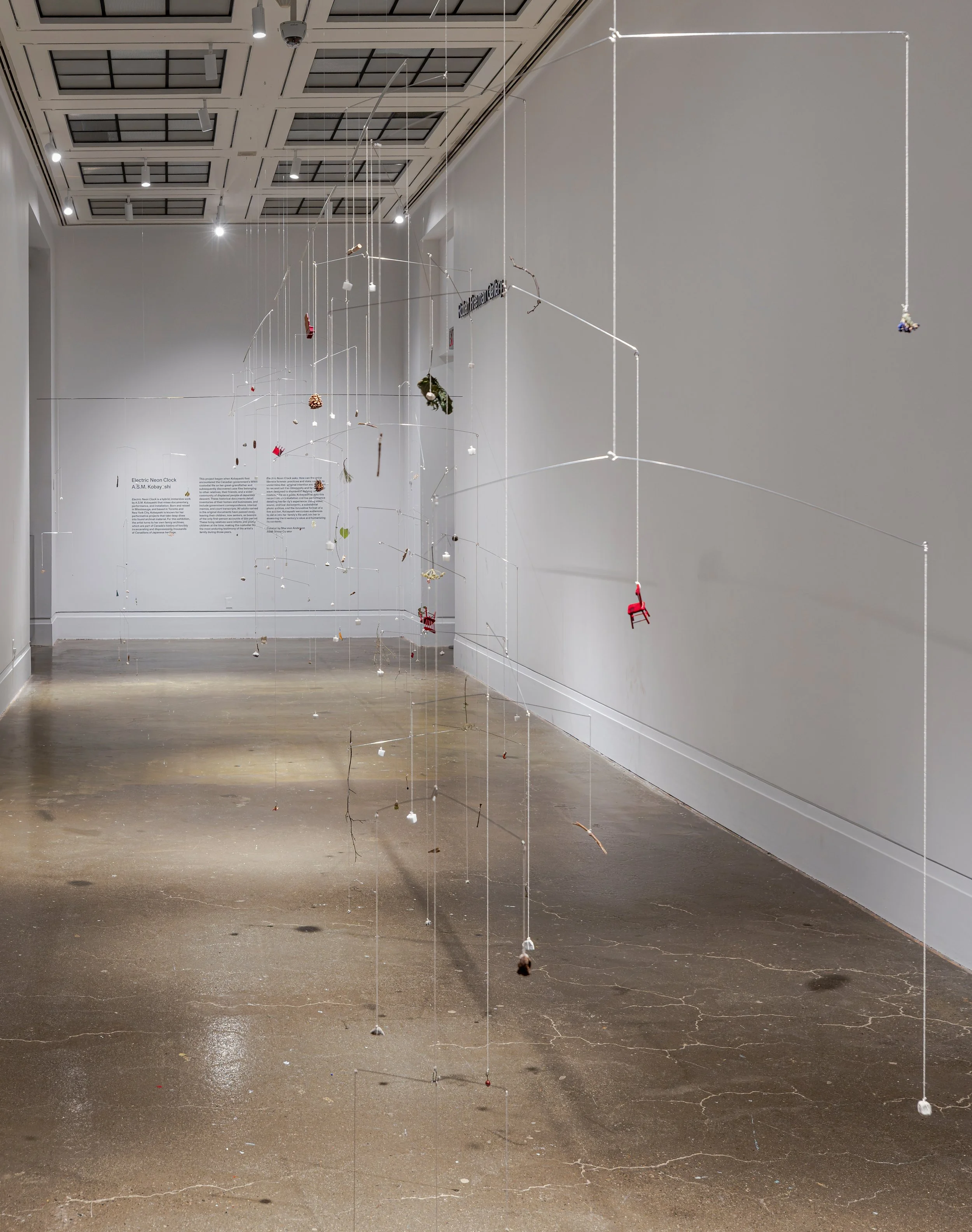 Electric Neon Clock, installation view. Photo: Toni Hafkenscheid