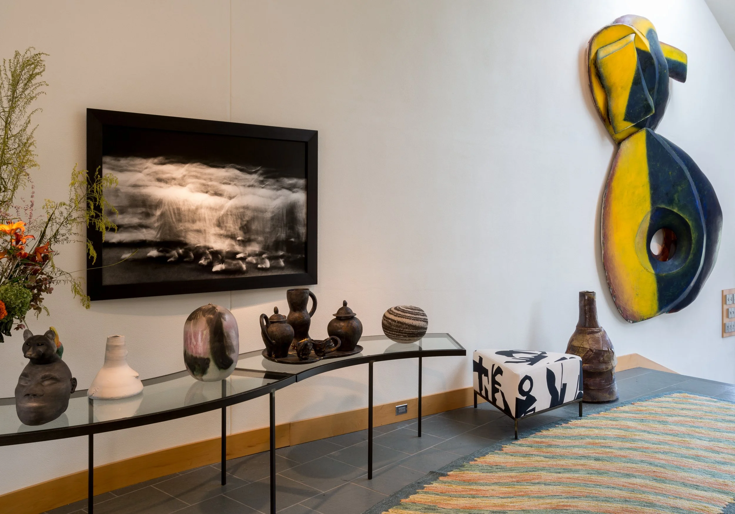 Entrance lobby. Photo by Petah Coyne, painting by Elizabeth Murray
Image Credit: Sarah Lyon