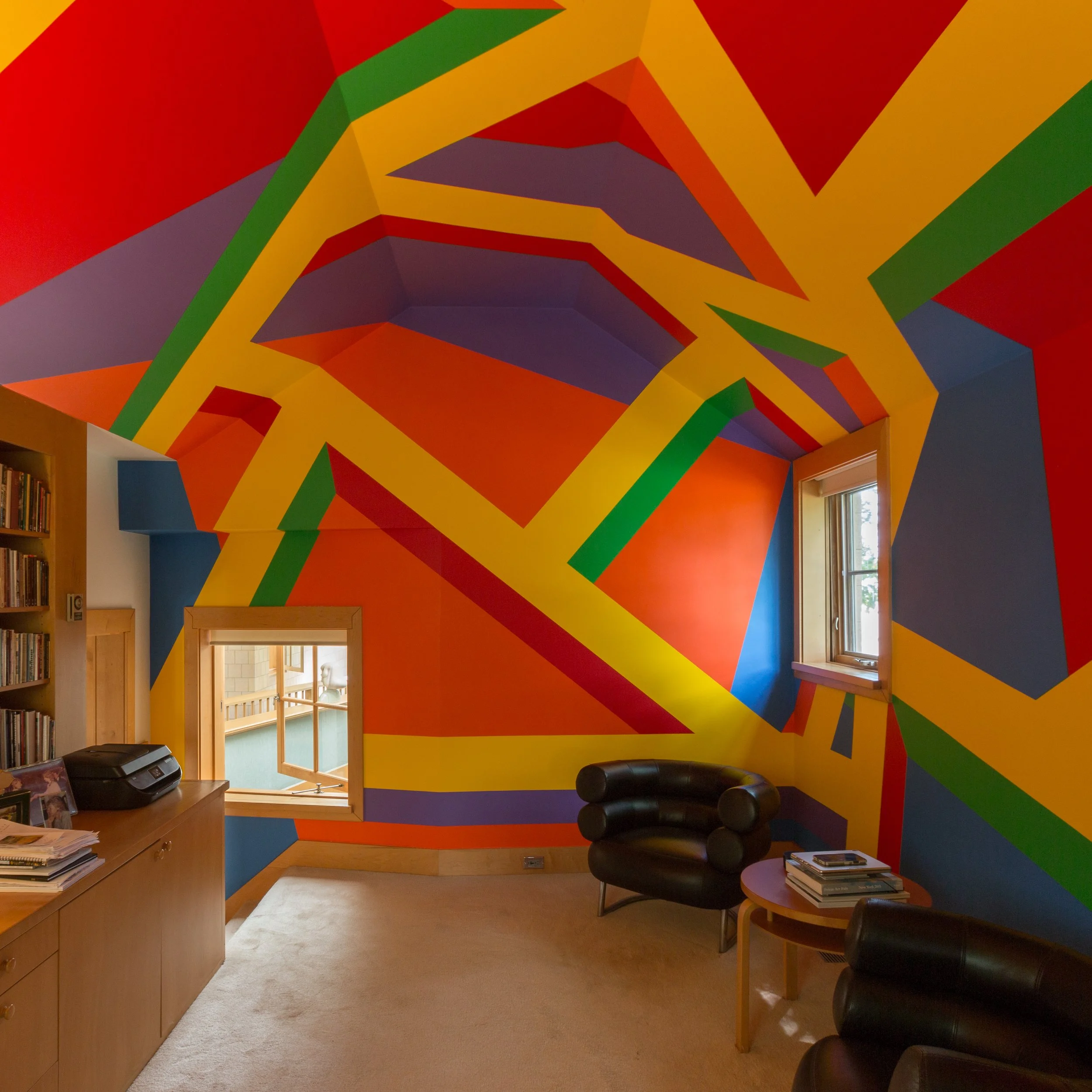 Wall Drawing by Sol Lewitt (Al’s office)
Image Credit: Sarah Lyon